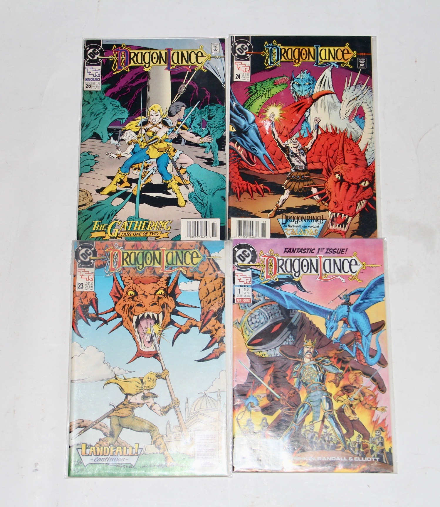 DC Comics "Dragon Lance" Comic Books Including First Issue