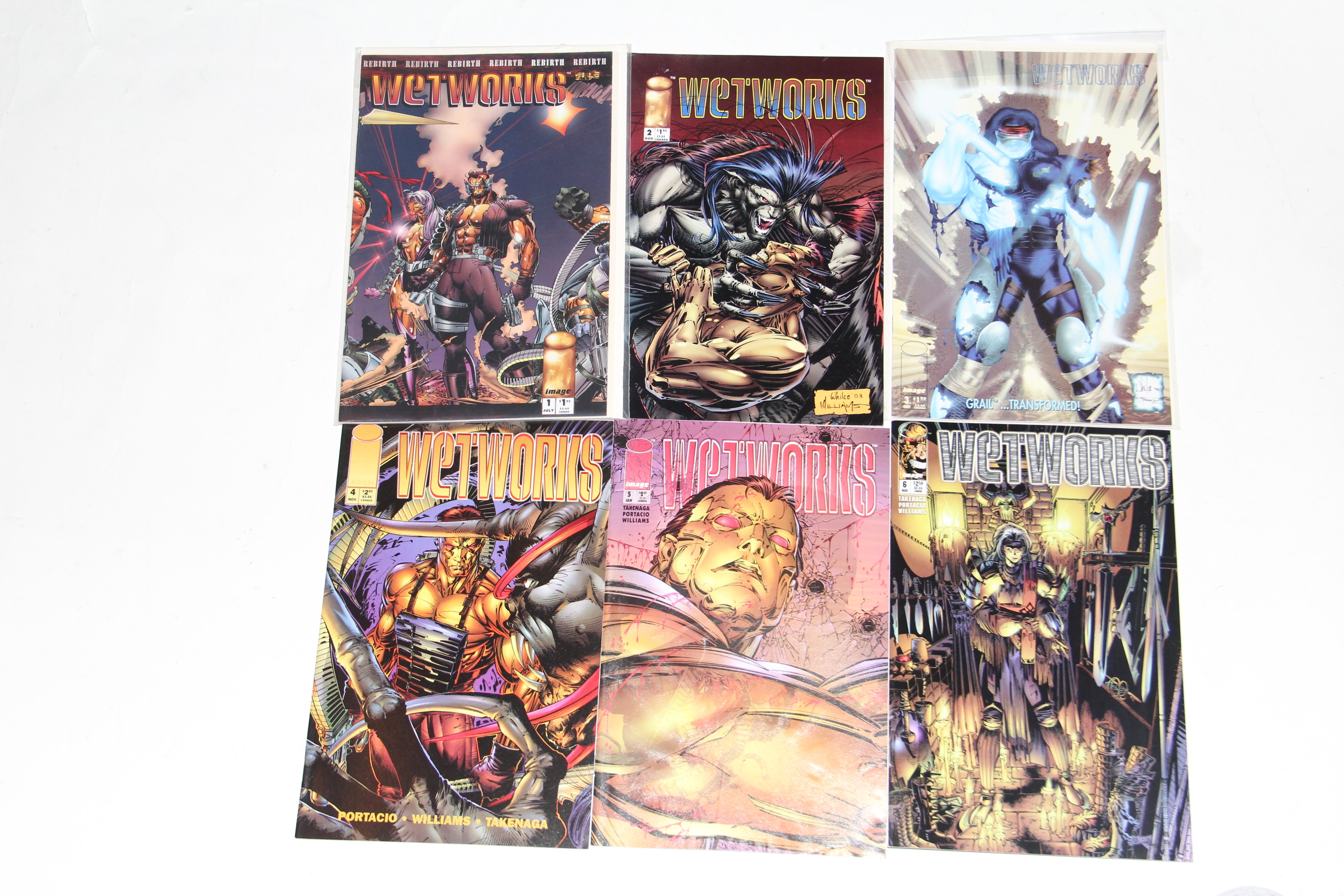 Image Comics "Wetworks" Comic Books