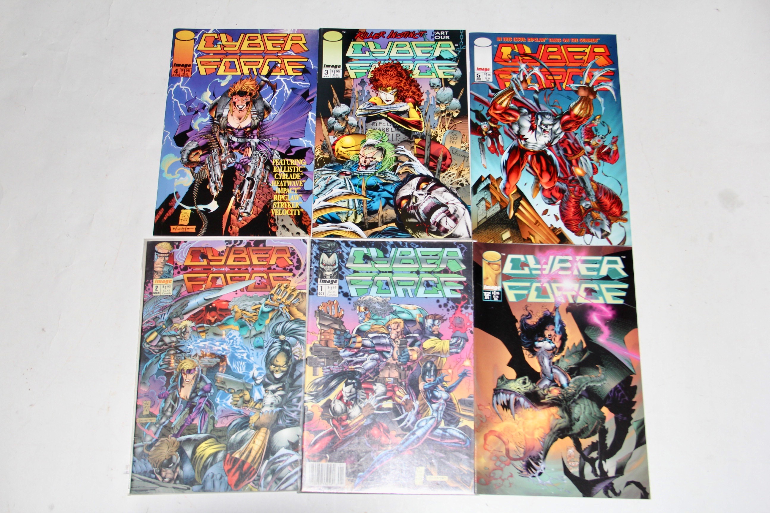 Image Comics "Cyber Force" Comic Books