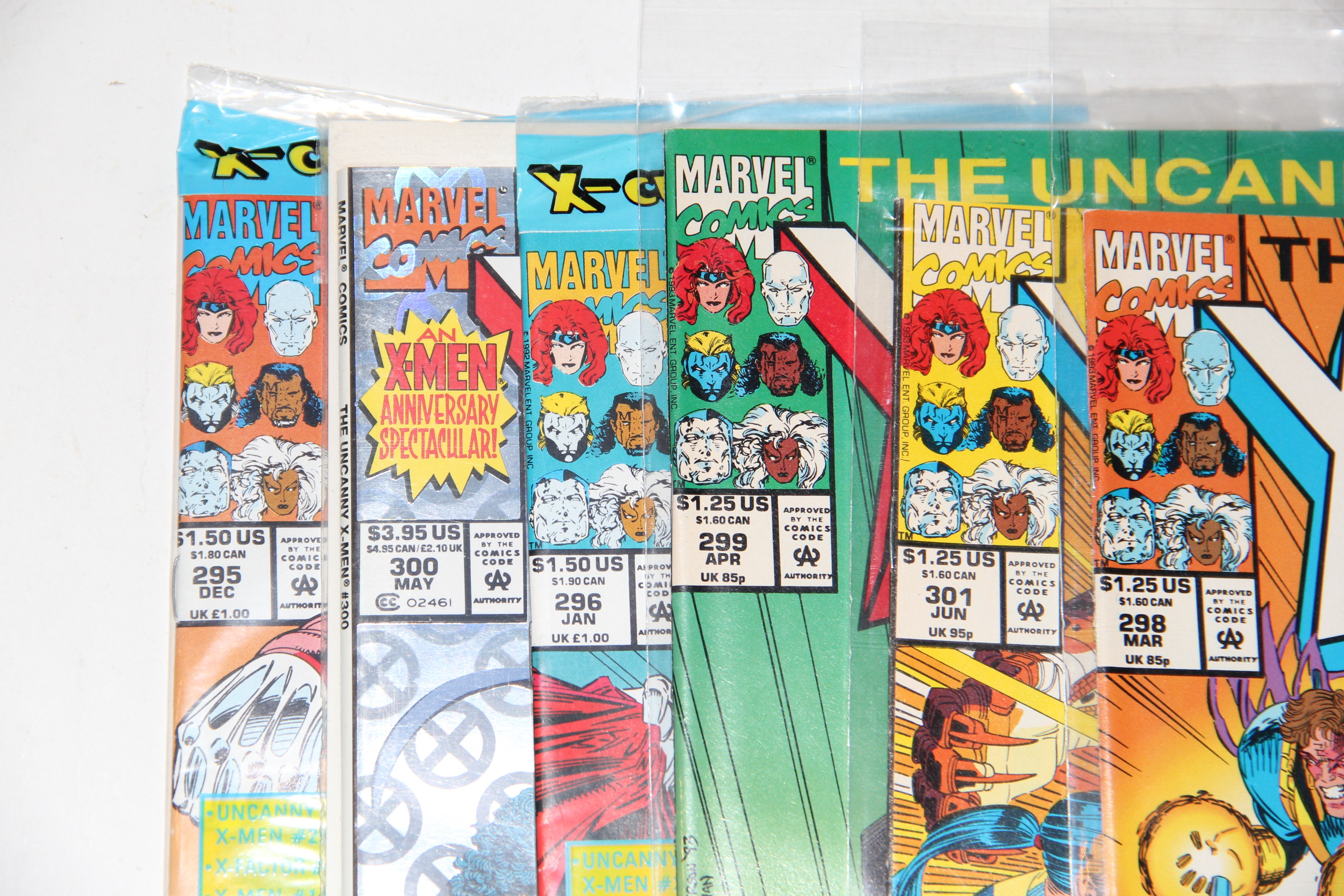 Marvel Comics "The Uncanny X-Men" Comic Books