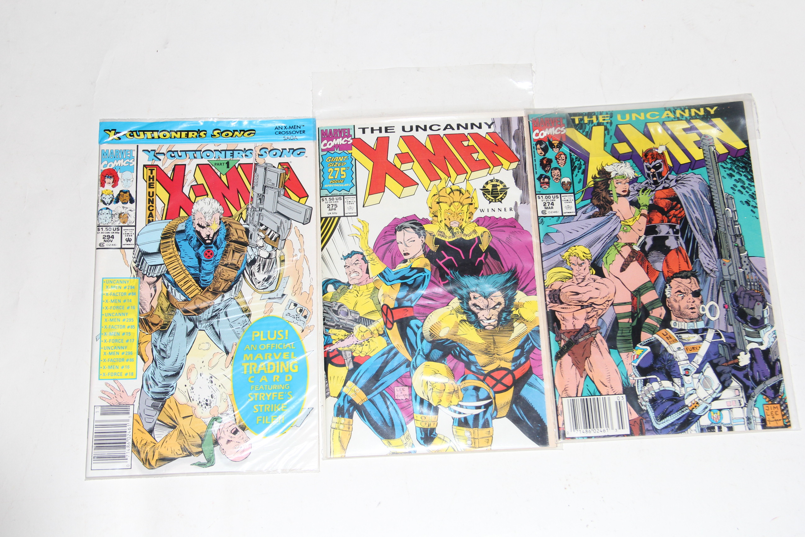 Marvel Comics "The Uncanny X-Men" Comic Books