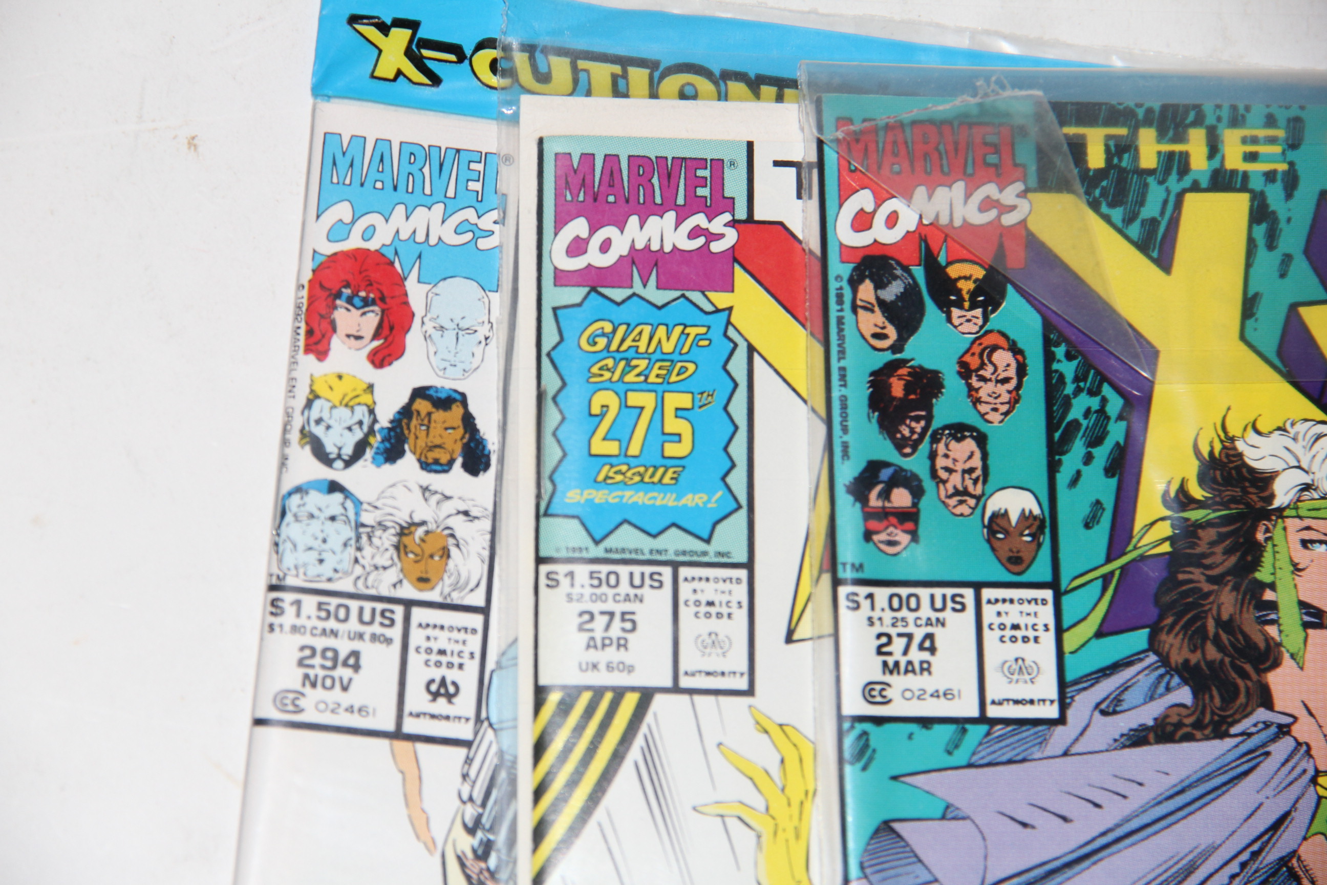 Marvel Comics "The Uncanny X-Men" Comic Books