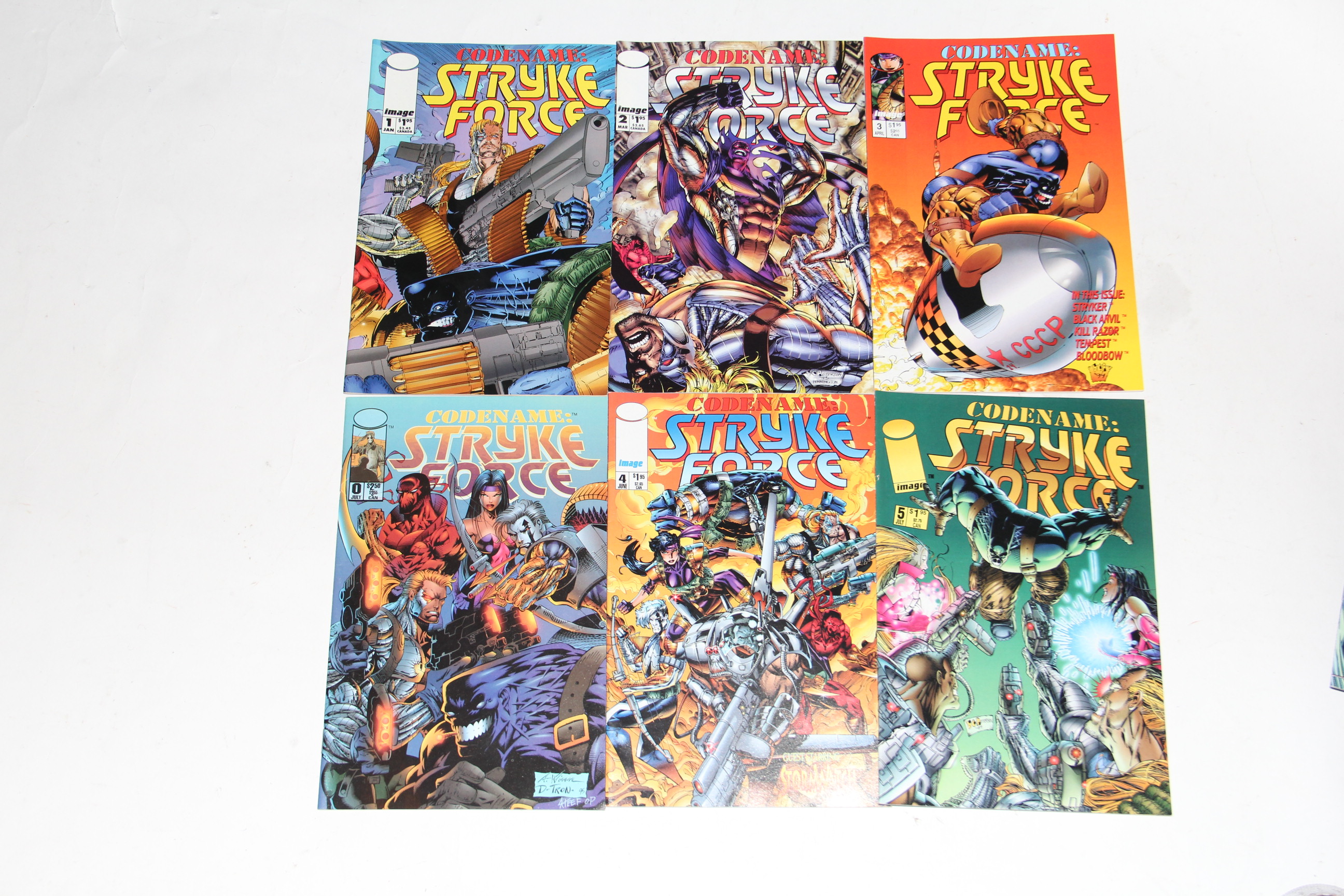 Image Comics "Codename Stryke Force" Comic Books