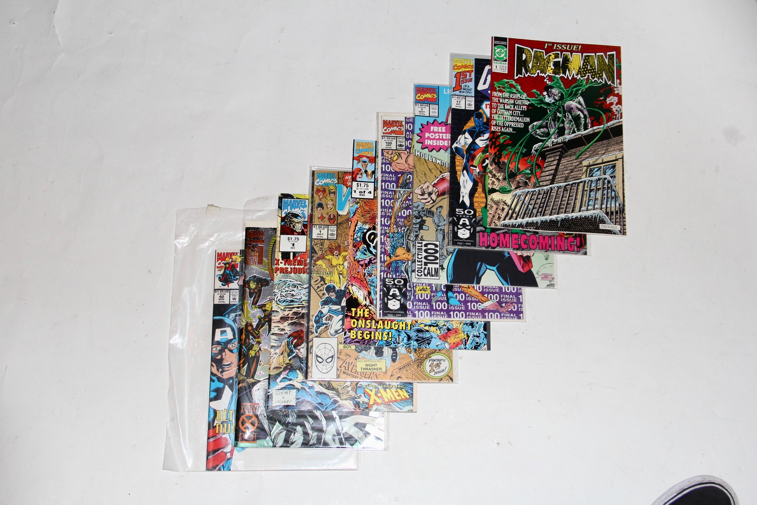 DC and Marvel Comics Including "Guardians of the Galaxy," "Generation X"