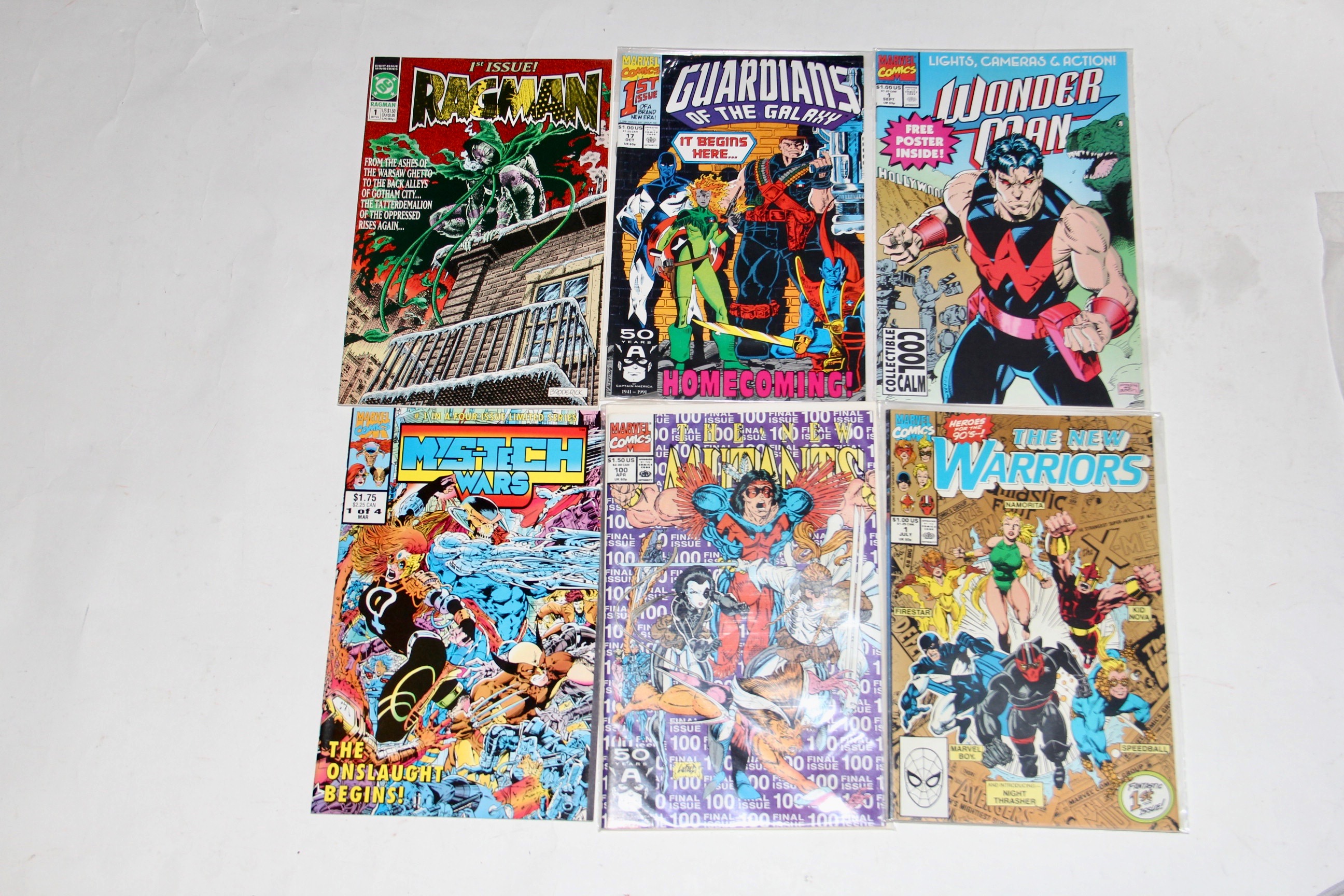 DC and Marvel Comics Including "Guardians of the Galaxy," "Generation X"
