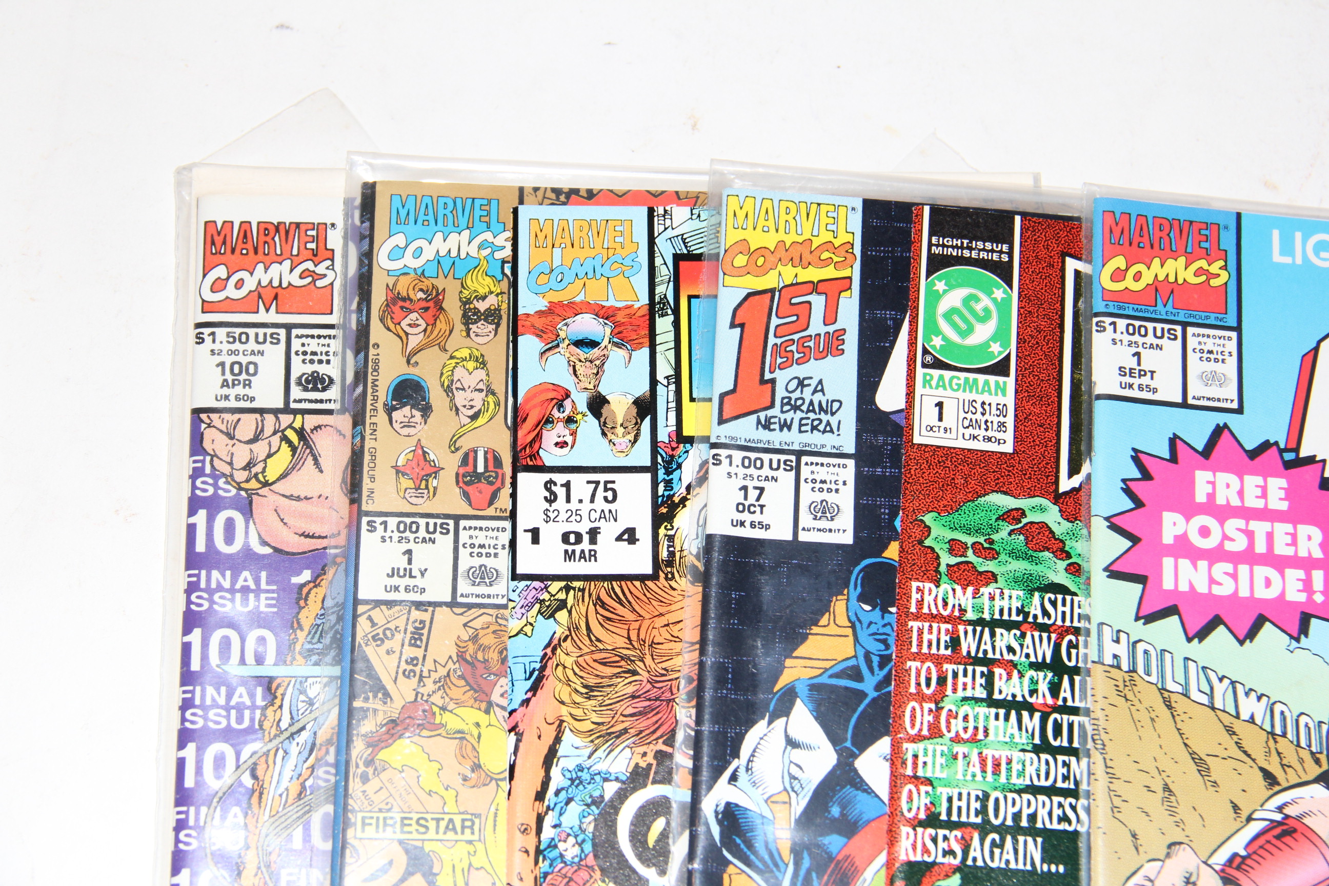 DC and Marvel Comics Including "Guardians of the Galaxy," "Generation X"