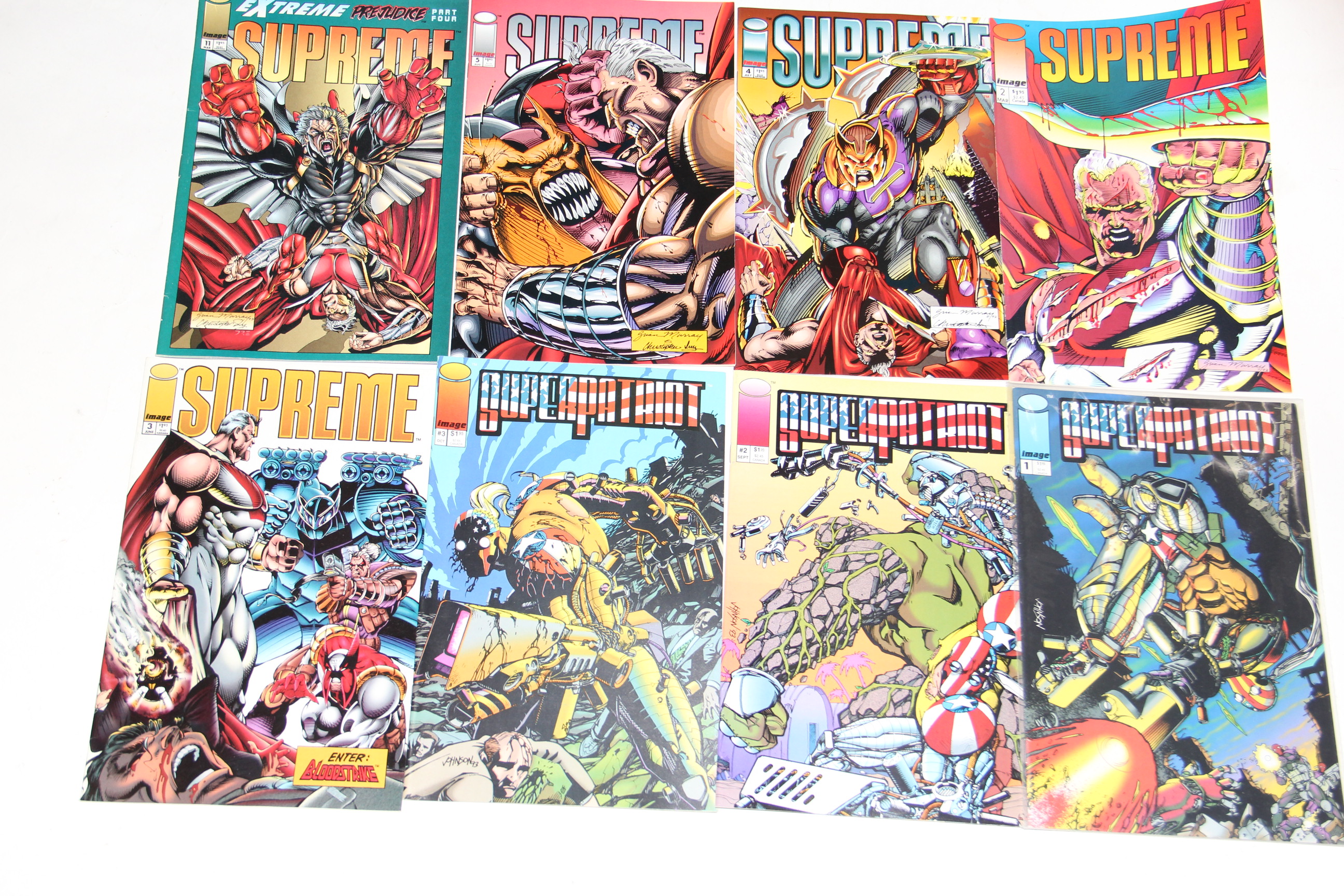 Image Comics Comic Book Assortment Including "Supreme"