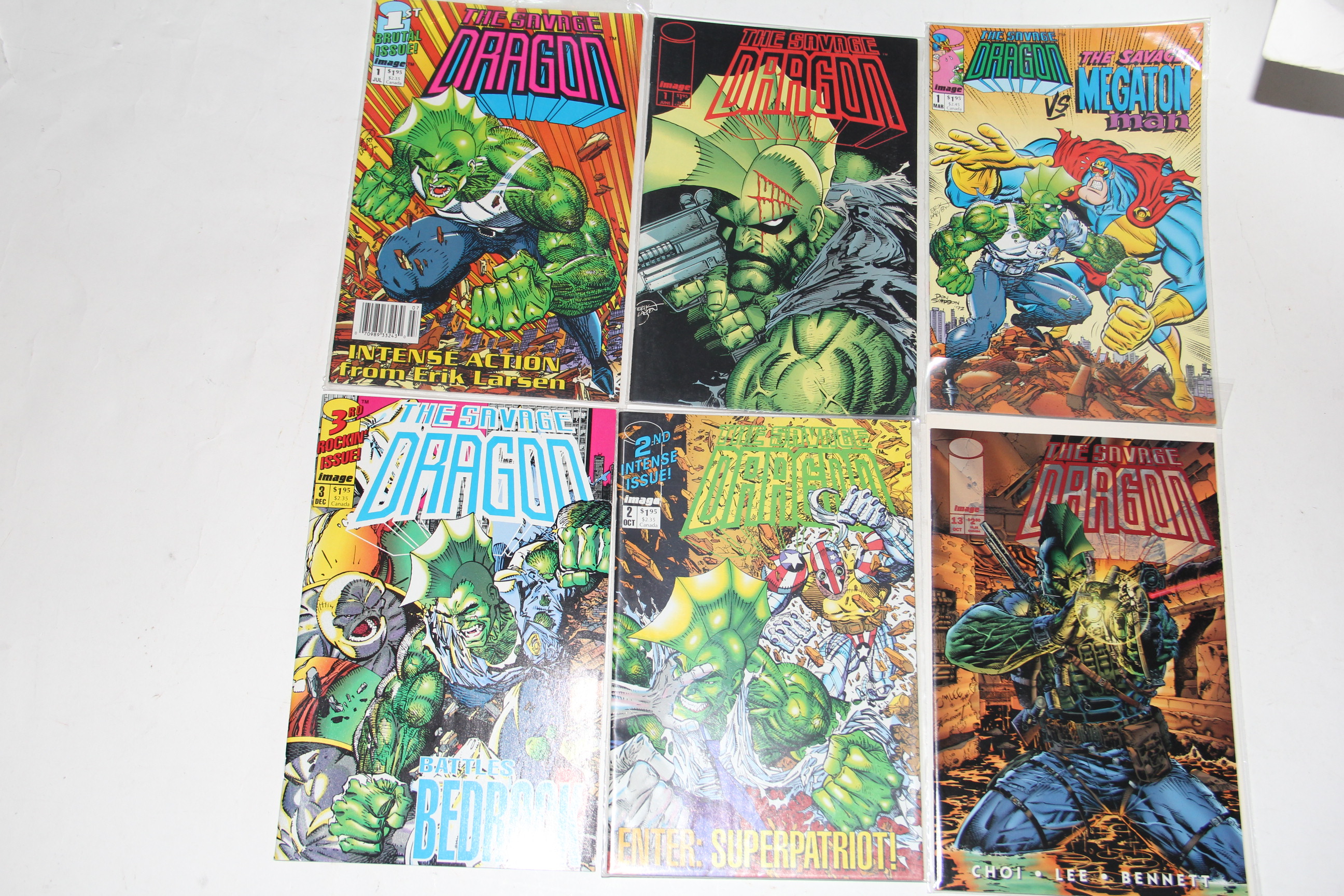 "The Savage Dragon" Image Comic Books