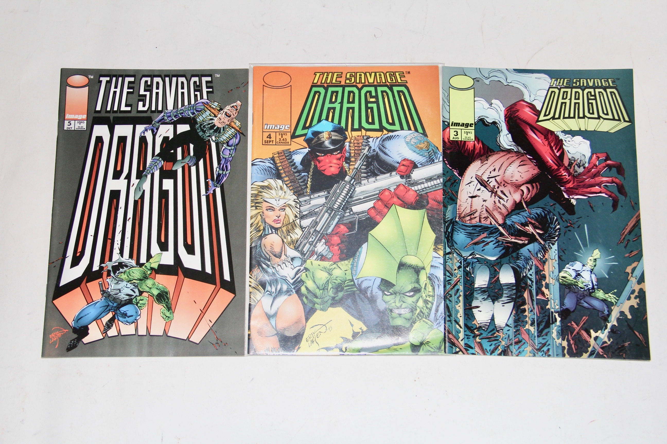 "The Savage Dragon" Image Comic Books