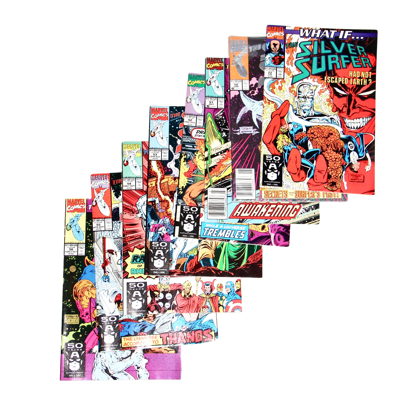 Second Series "Silver Surfer" Marvel Comic Books