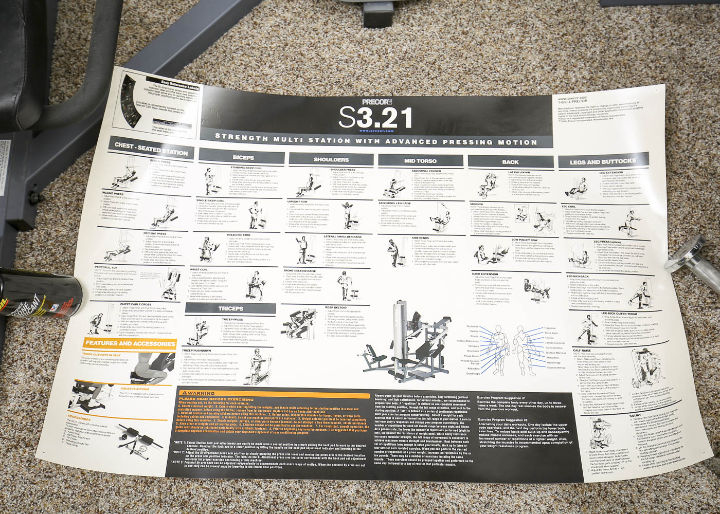 Precor USA S3.21 Home Strength Trainer