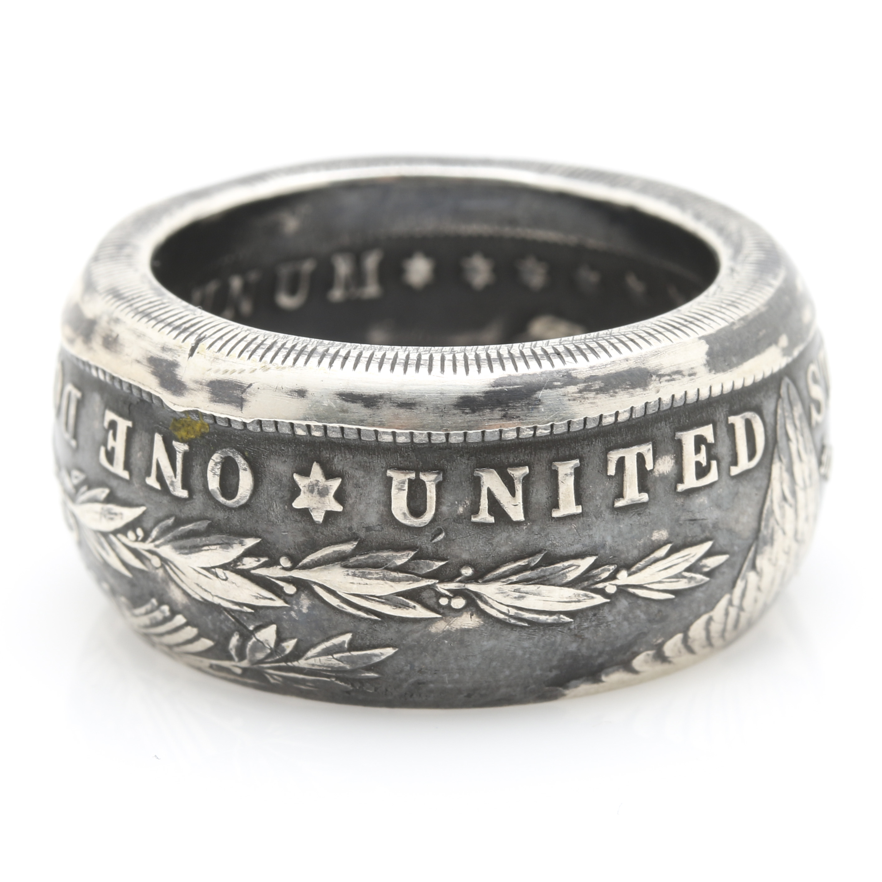 Vintage Morgan Silver Dollar Coin Ring
