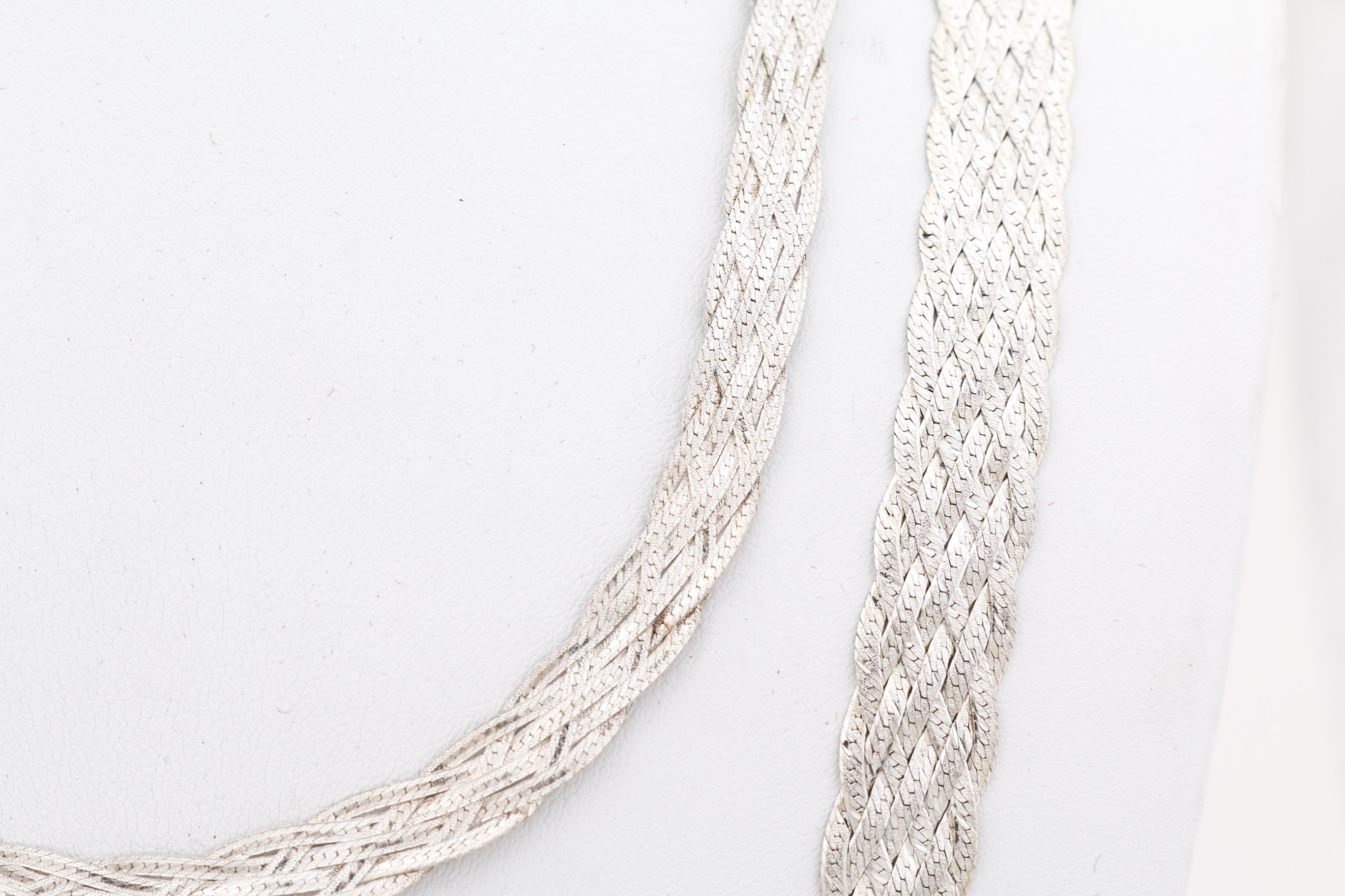 Sterling Silver Italian Rope Necklaces