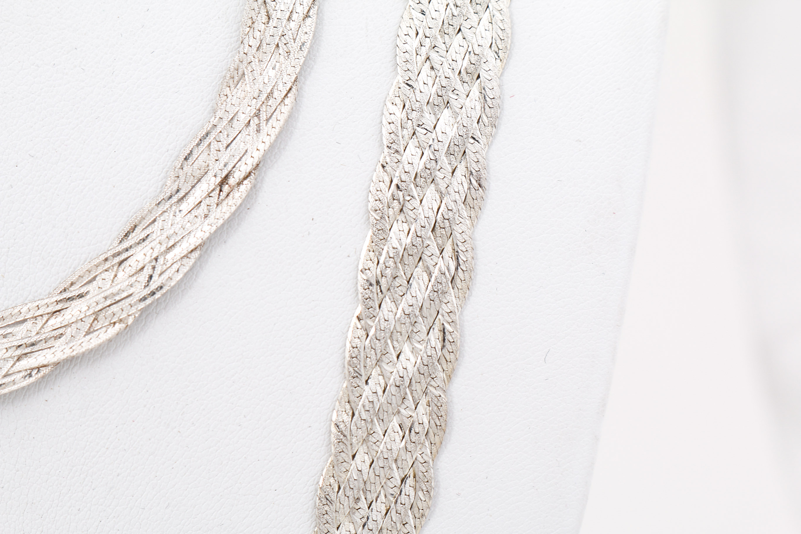 Sterling Silver Italian Rope Necklaces