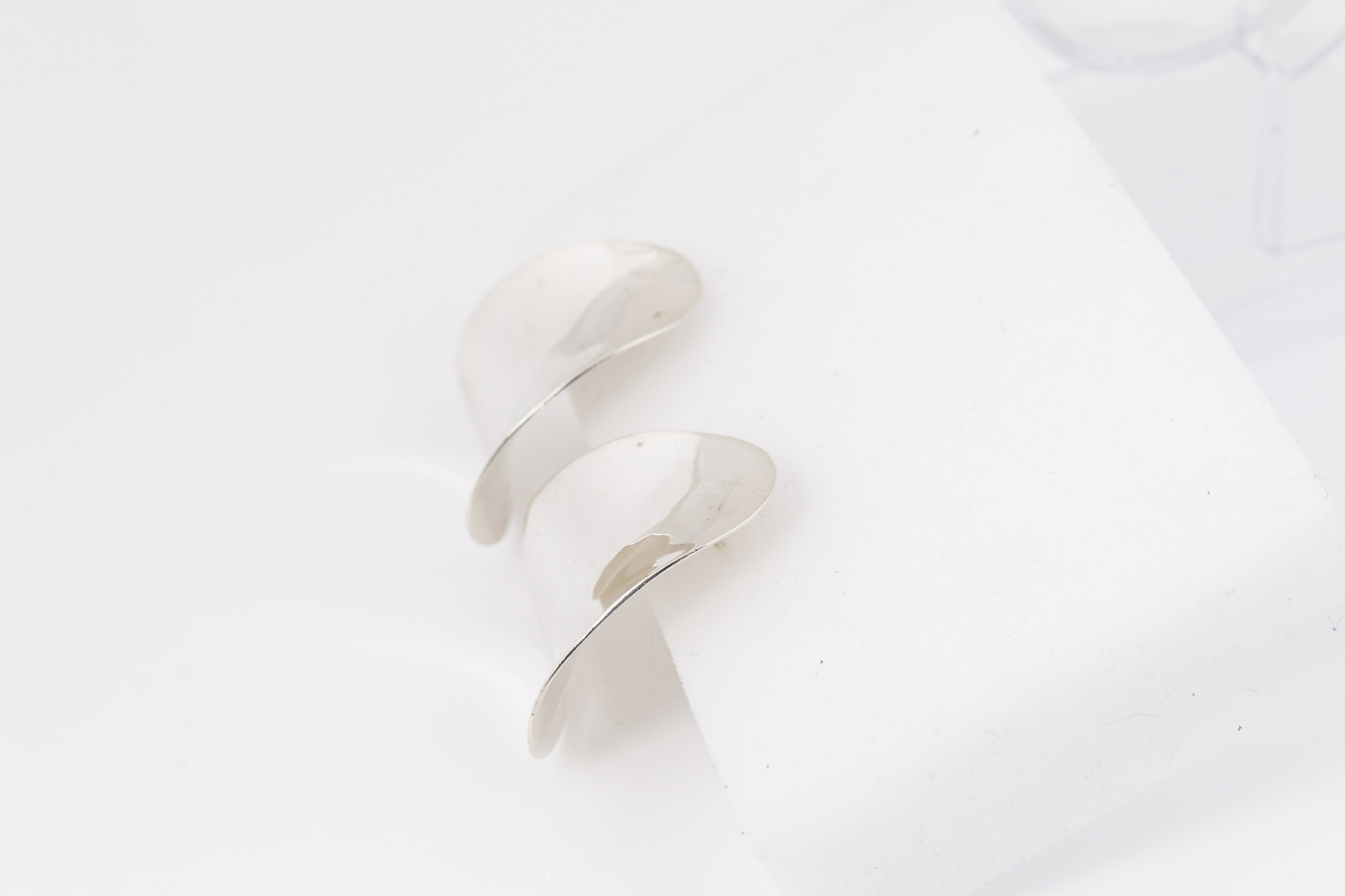 Sterling Silver Taxco Mexico Earrings