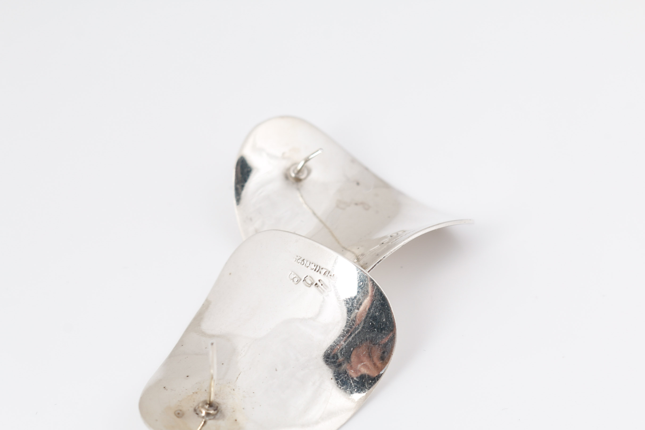 Sterling Silver Taxco Mexico Earrings