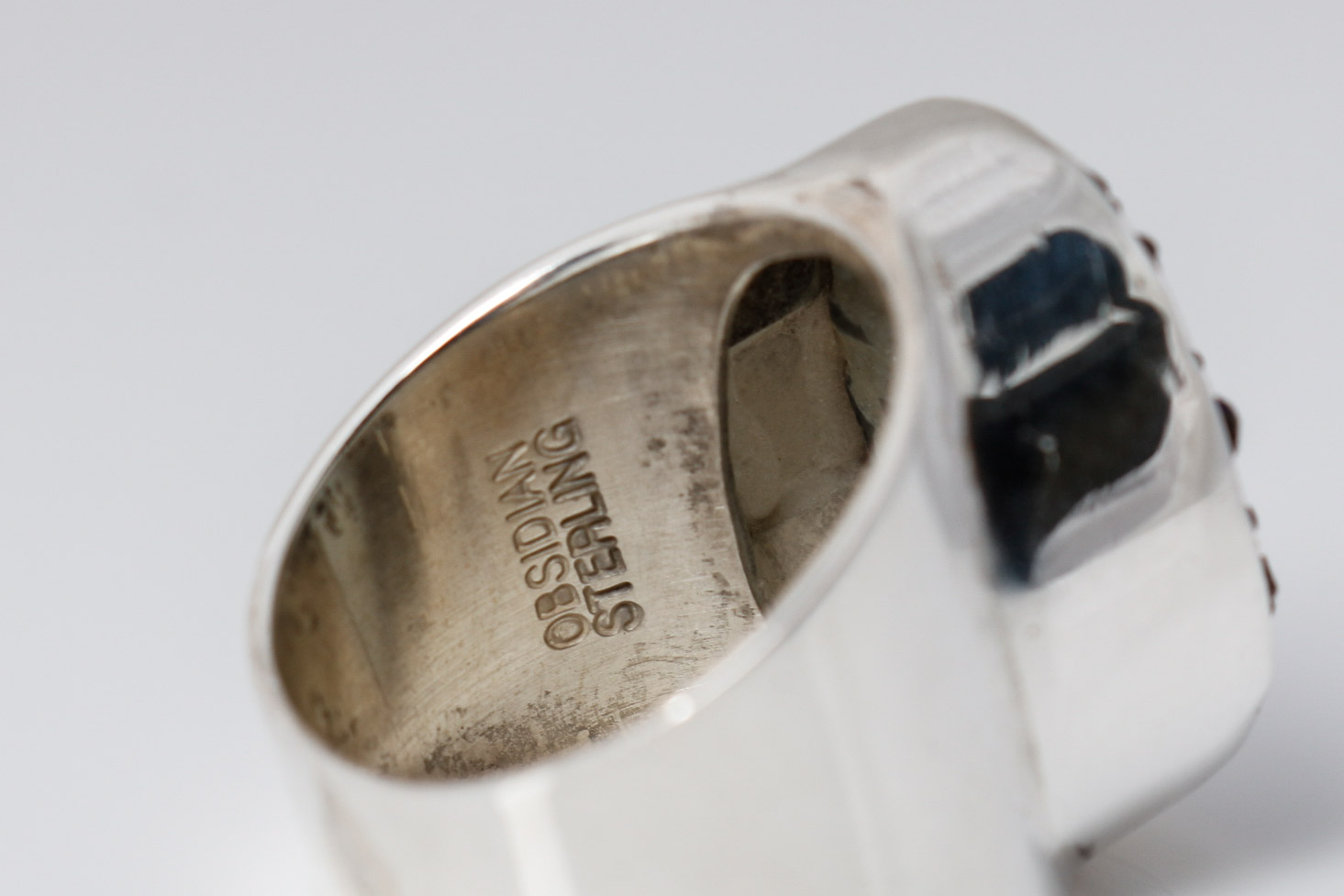 Sterling Silver Blue Druzy Ring