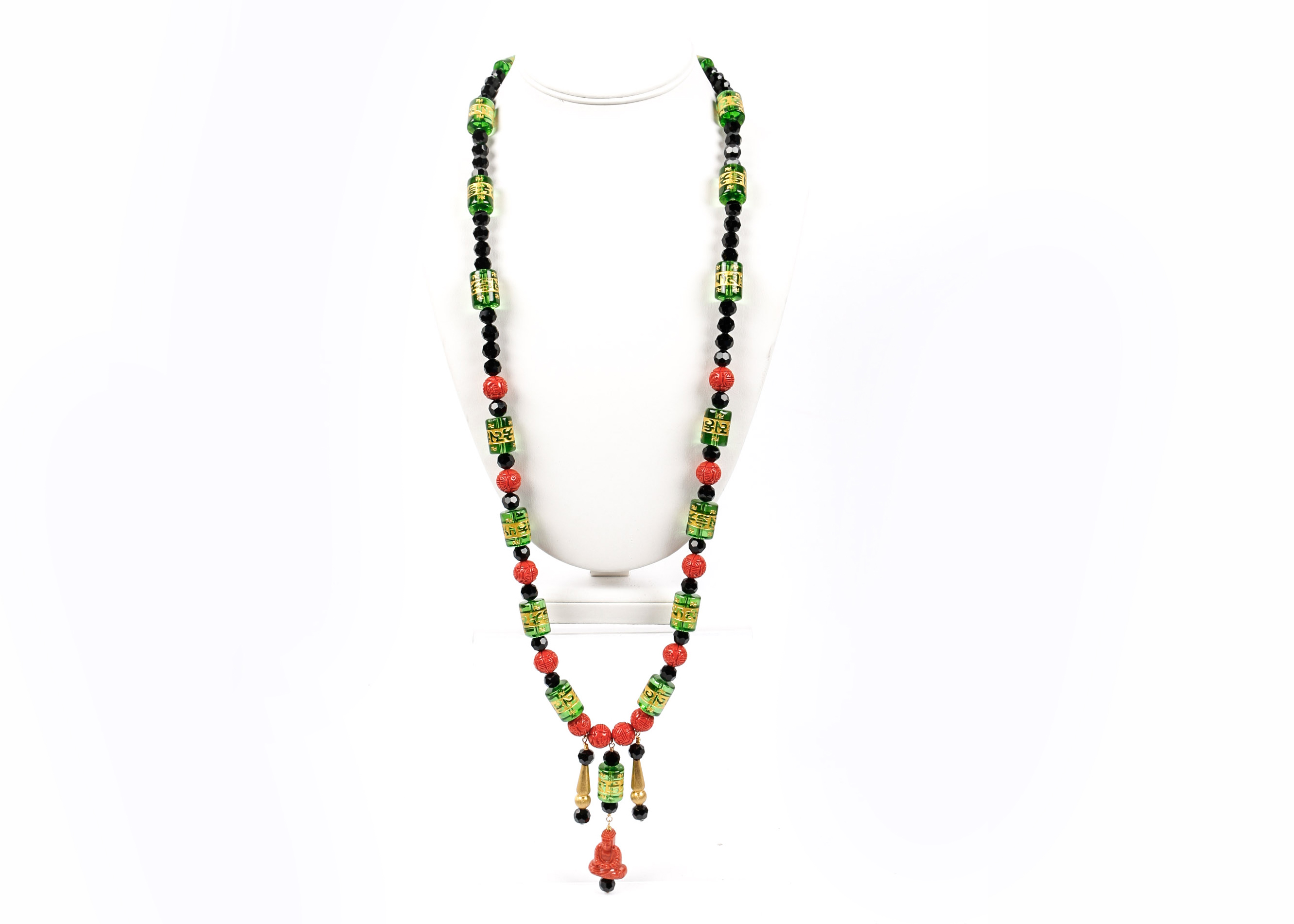 Retro Style Necklace with Buddha Pendant