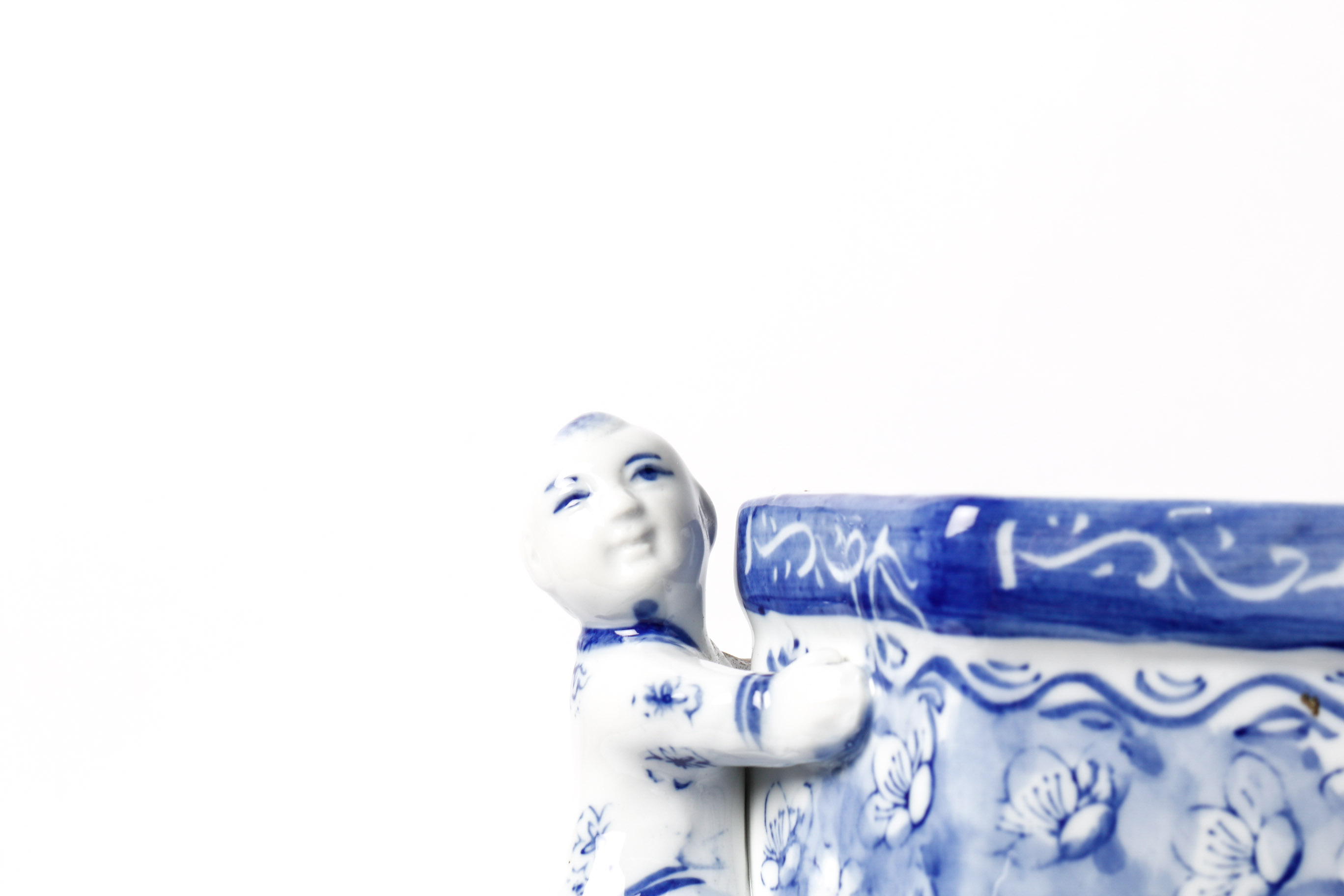 Pair of Chinese Blue and White Vases