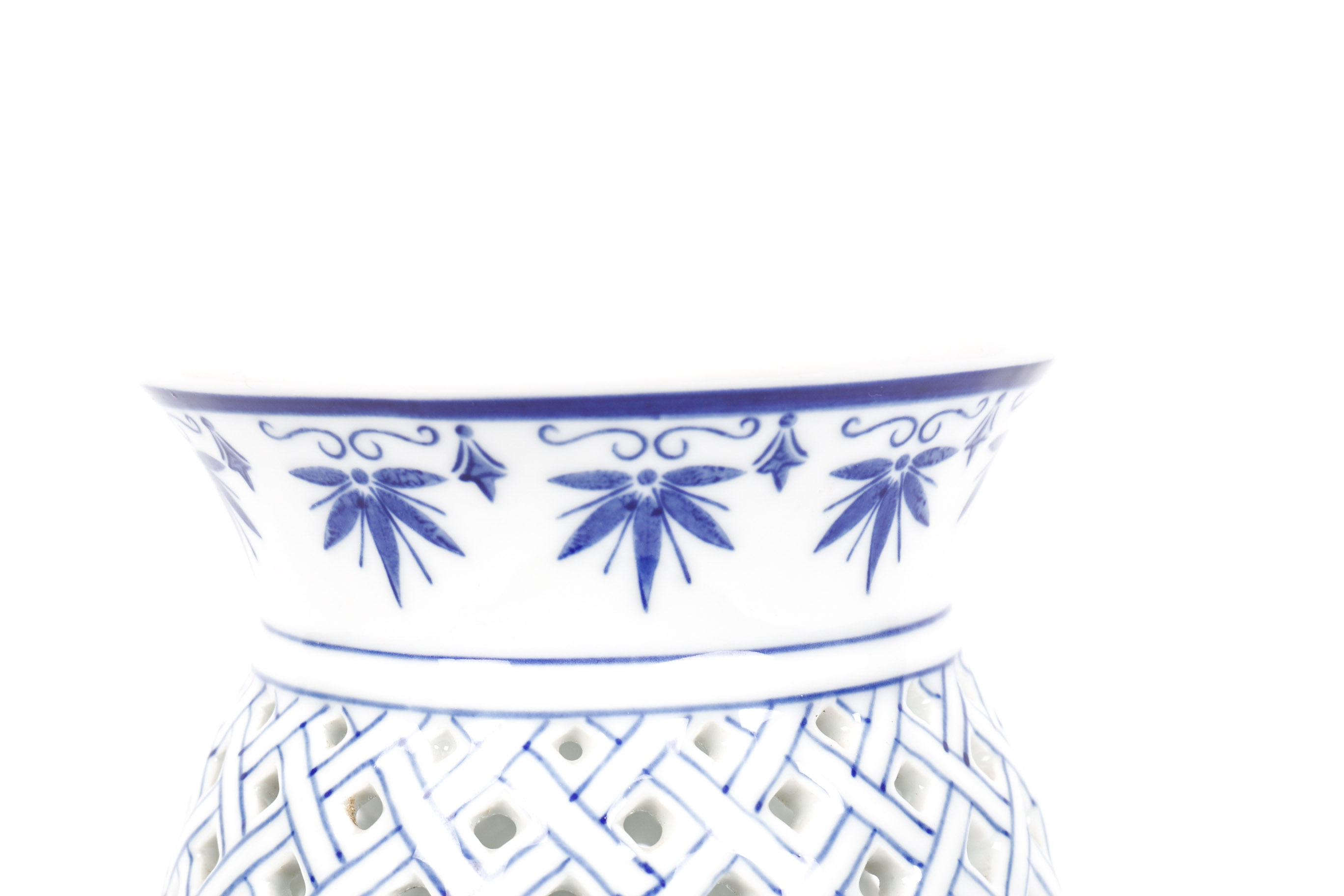 Pair of Chinese Blue and White Vases