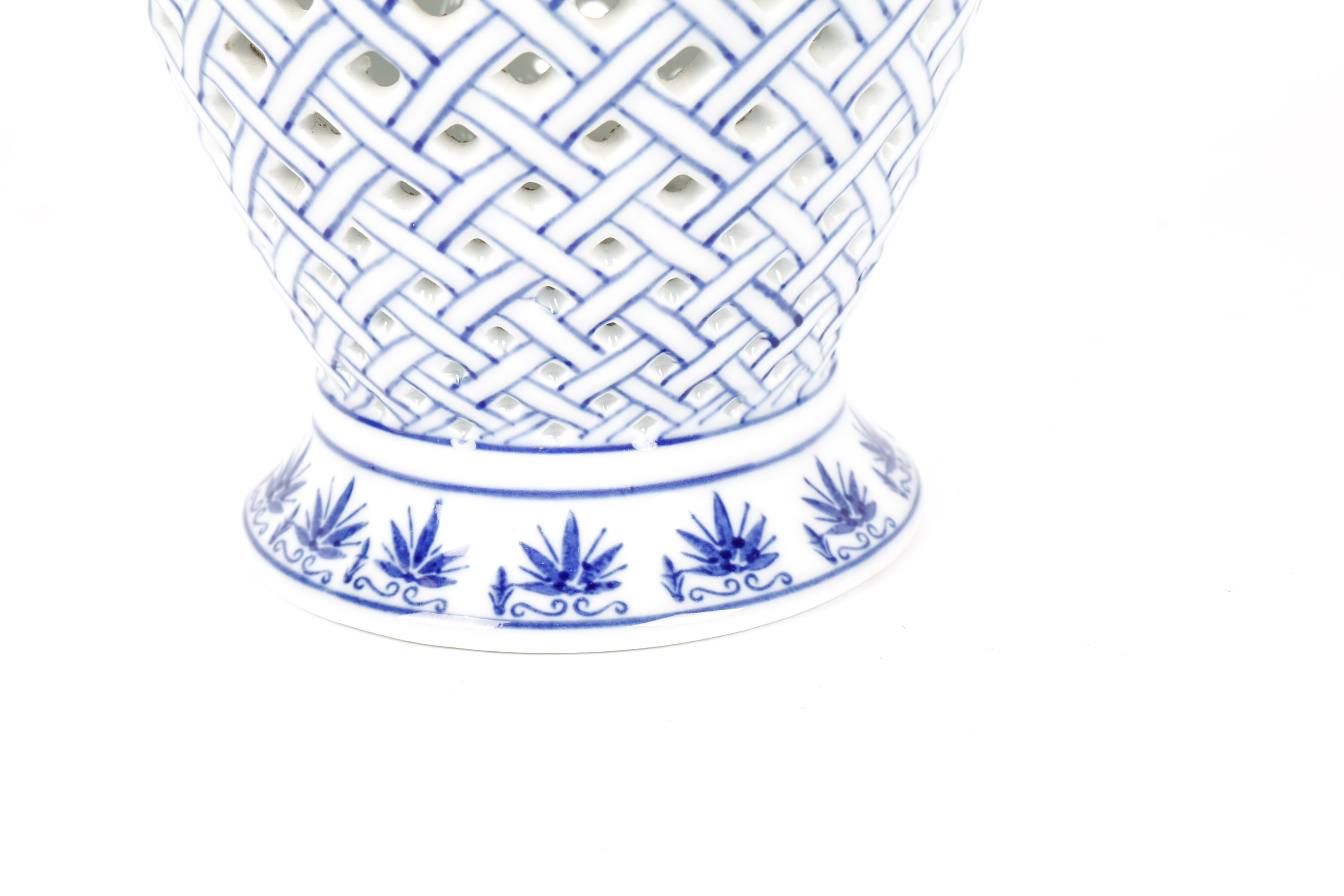 Pair of Chinese Blue and White Vases