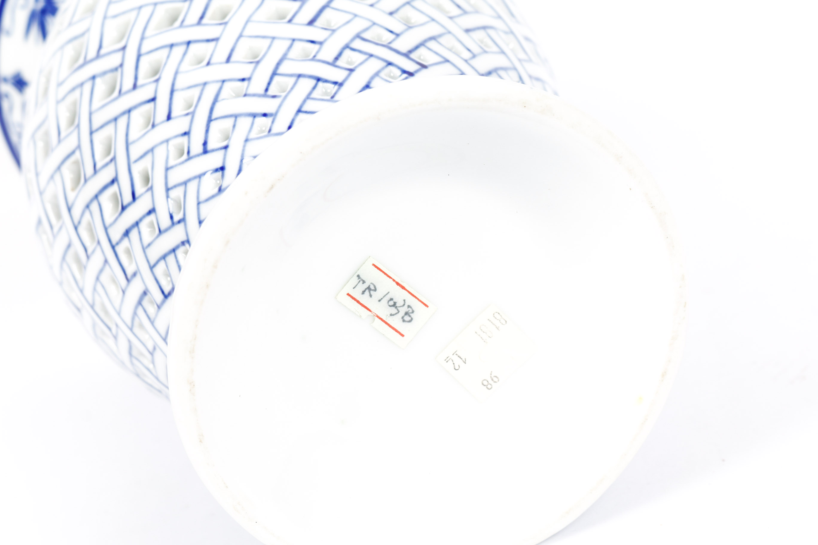 Pair of Chinese Blue and White Vases