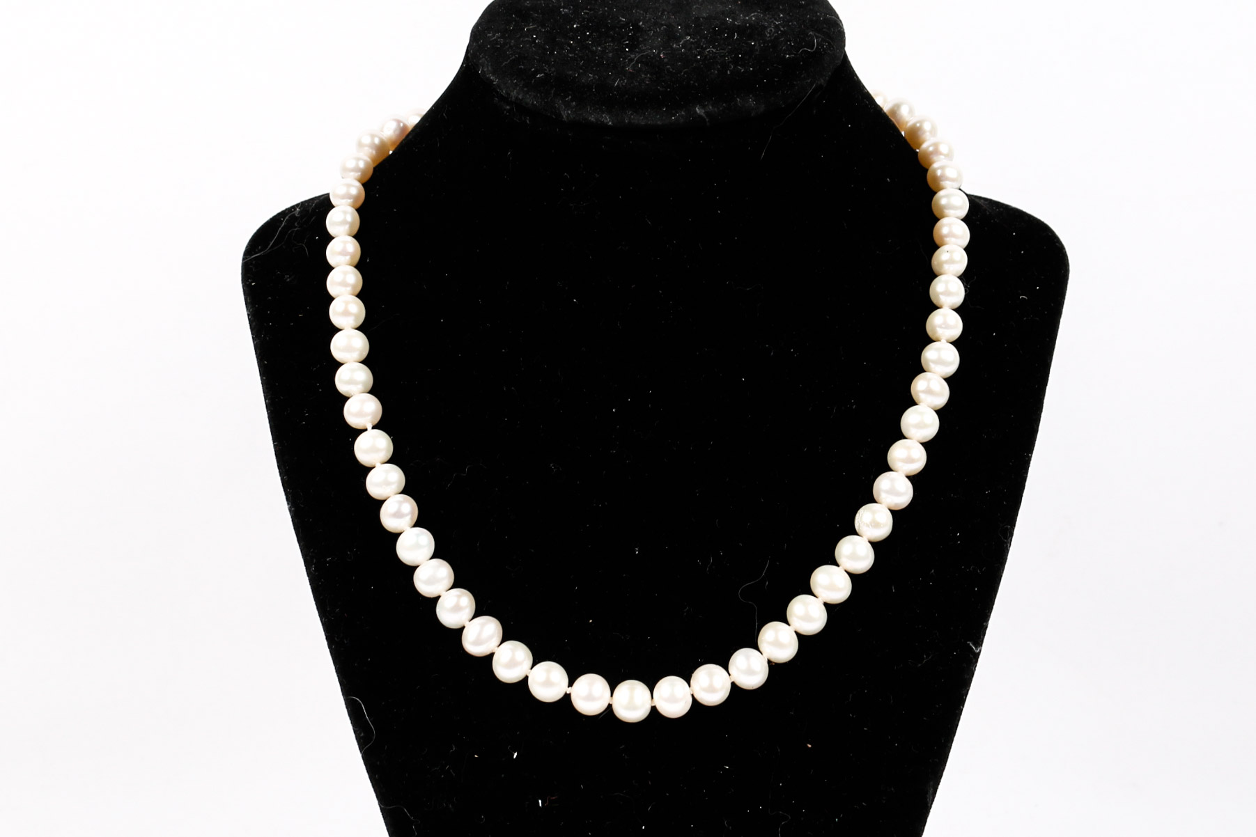 10K Yellow Gold Pearl Necklace
