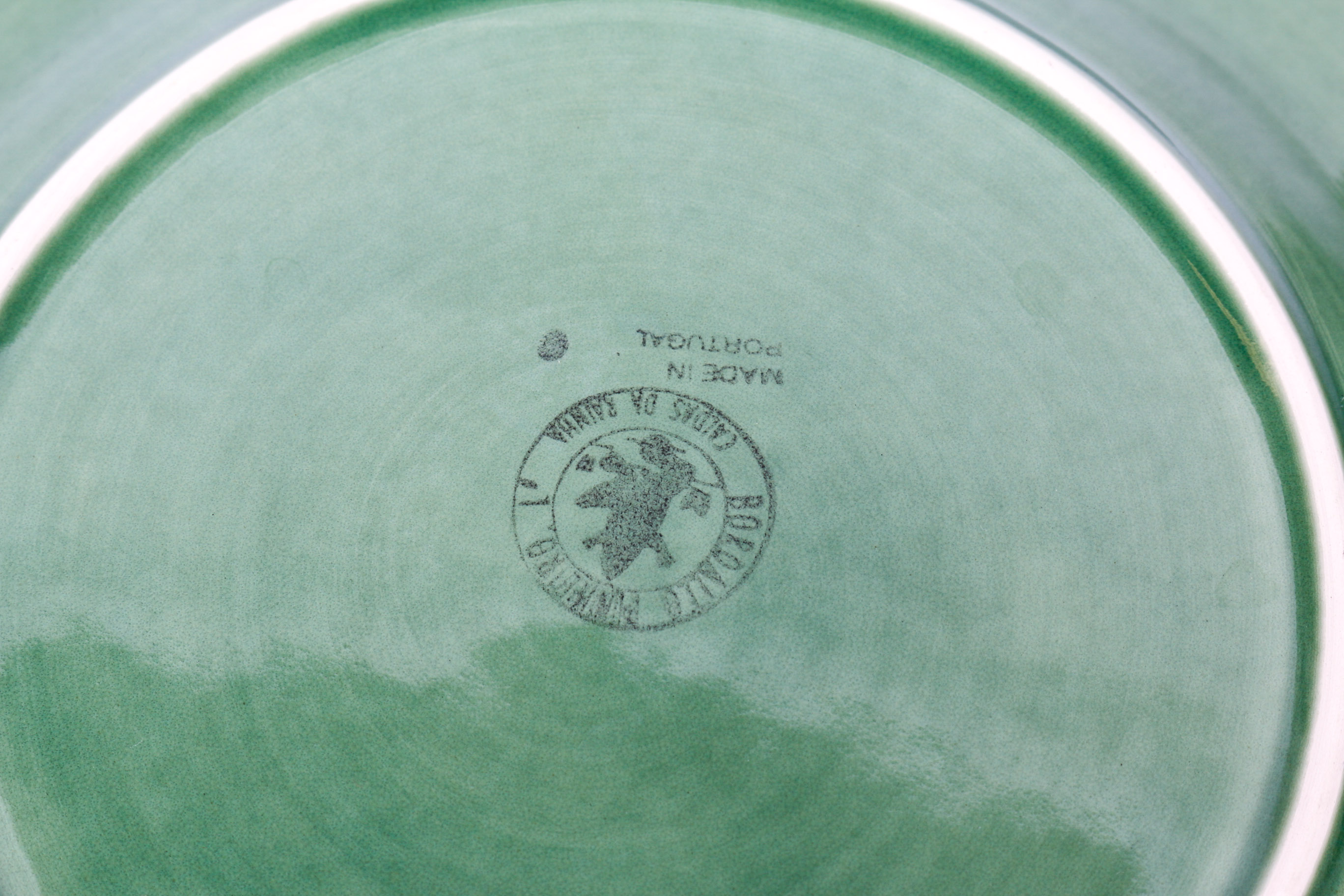 Eight Bordallo Pinheiro Dinner Plates