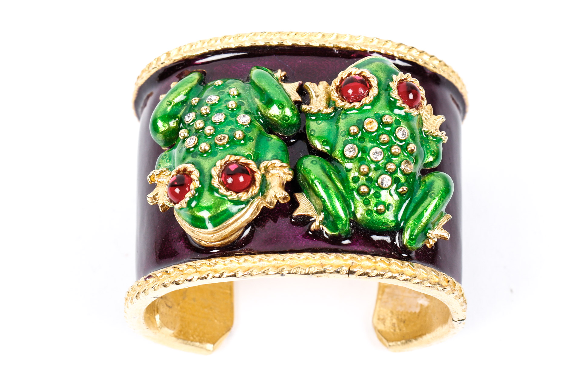 Gerard Yosca Frog Cuff Bracelet