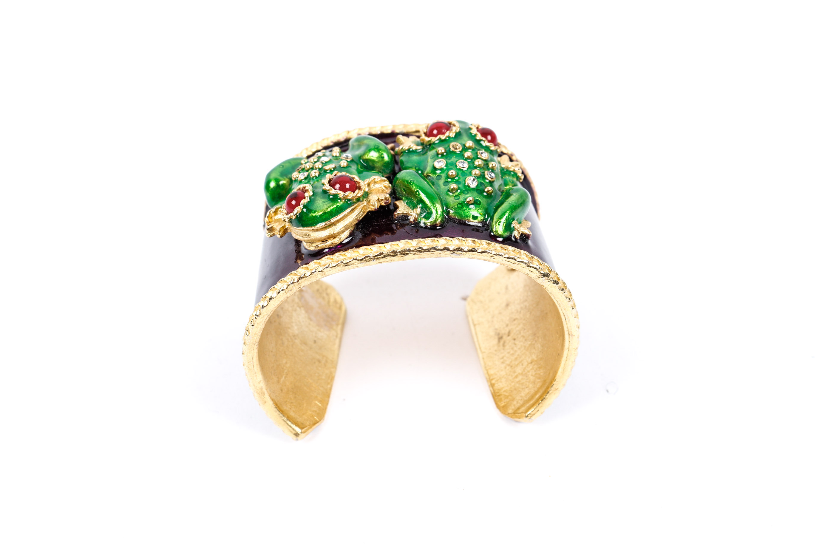 Gerard Yosca Frog Cuff Bracelet
