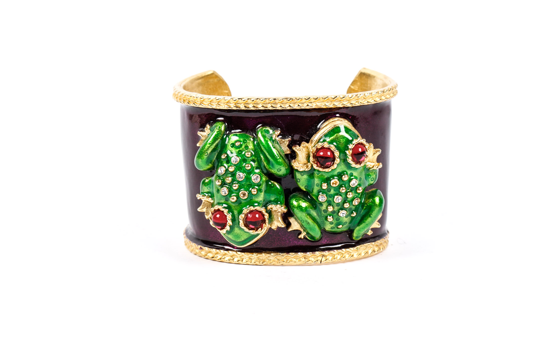 Gerard Yosca Frog Cuff Bracelet