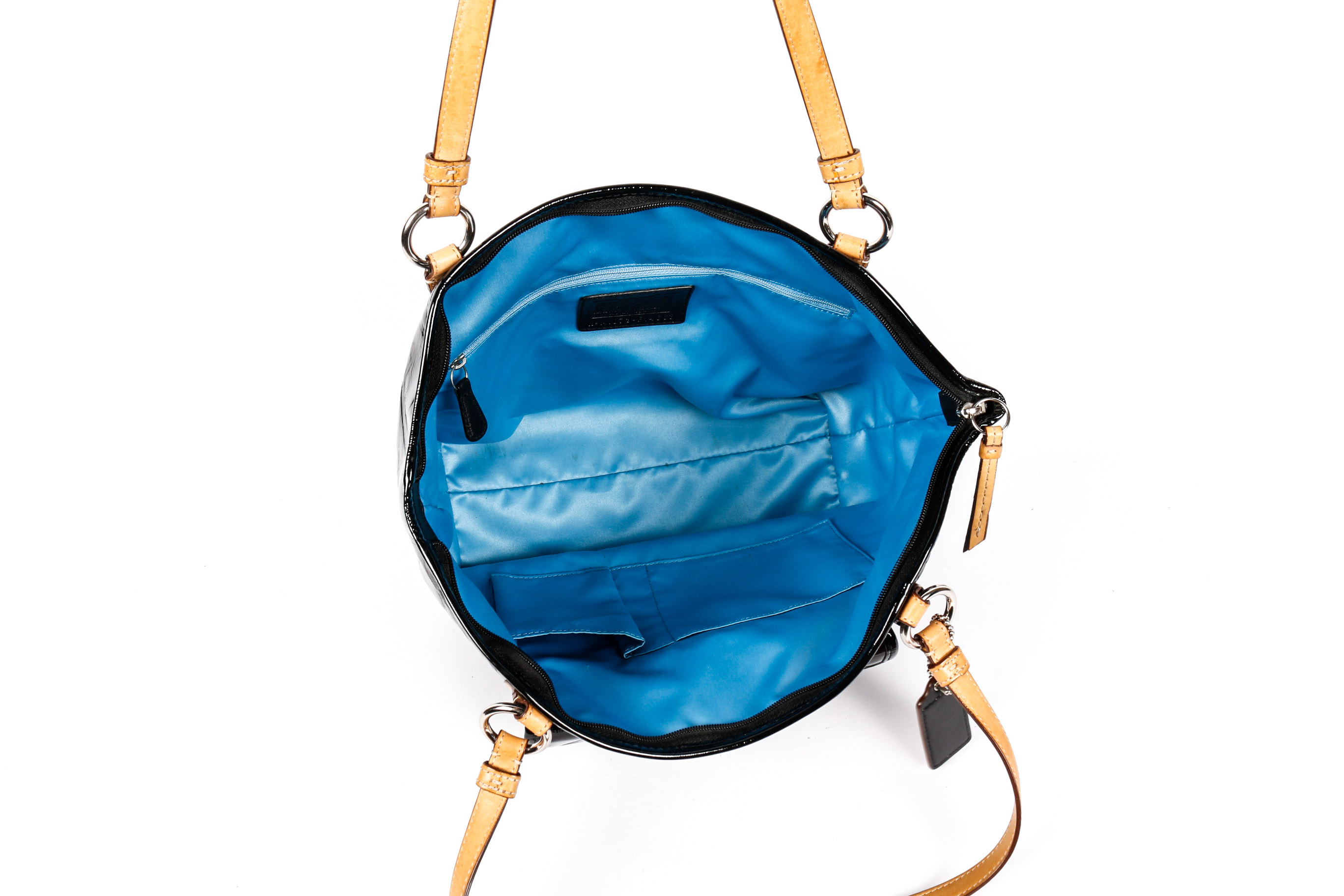 Coach Patent Leather Tote Bag