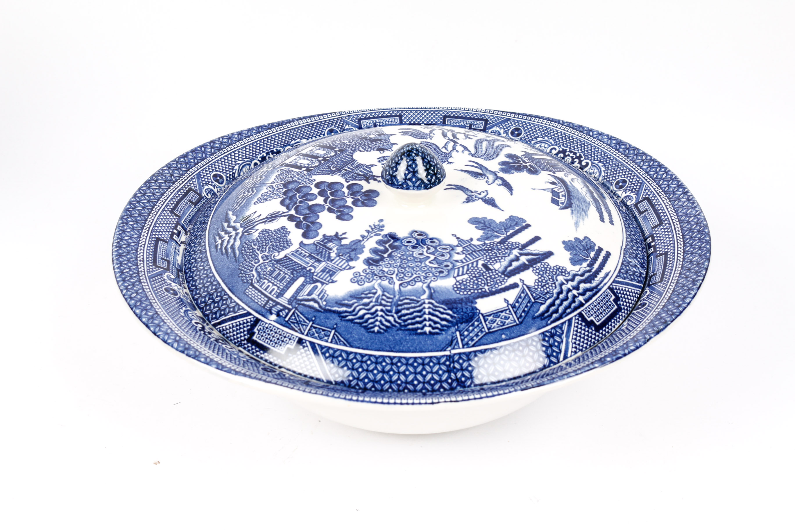 Assortment of "Blue Willow" Serving Pieces