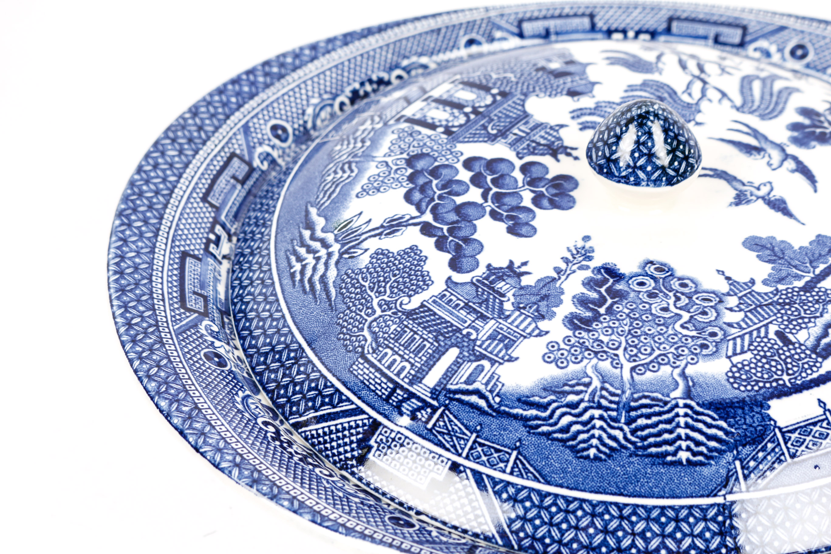 Assortment of "Blue Willow" Serving Pieces