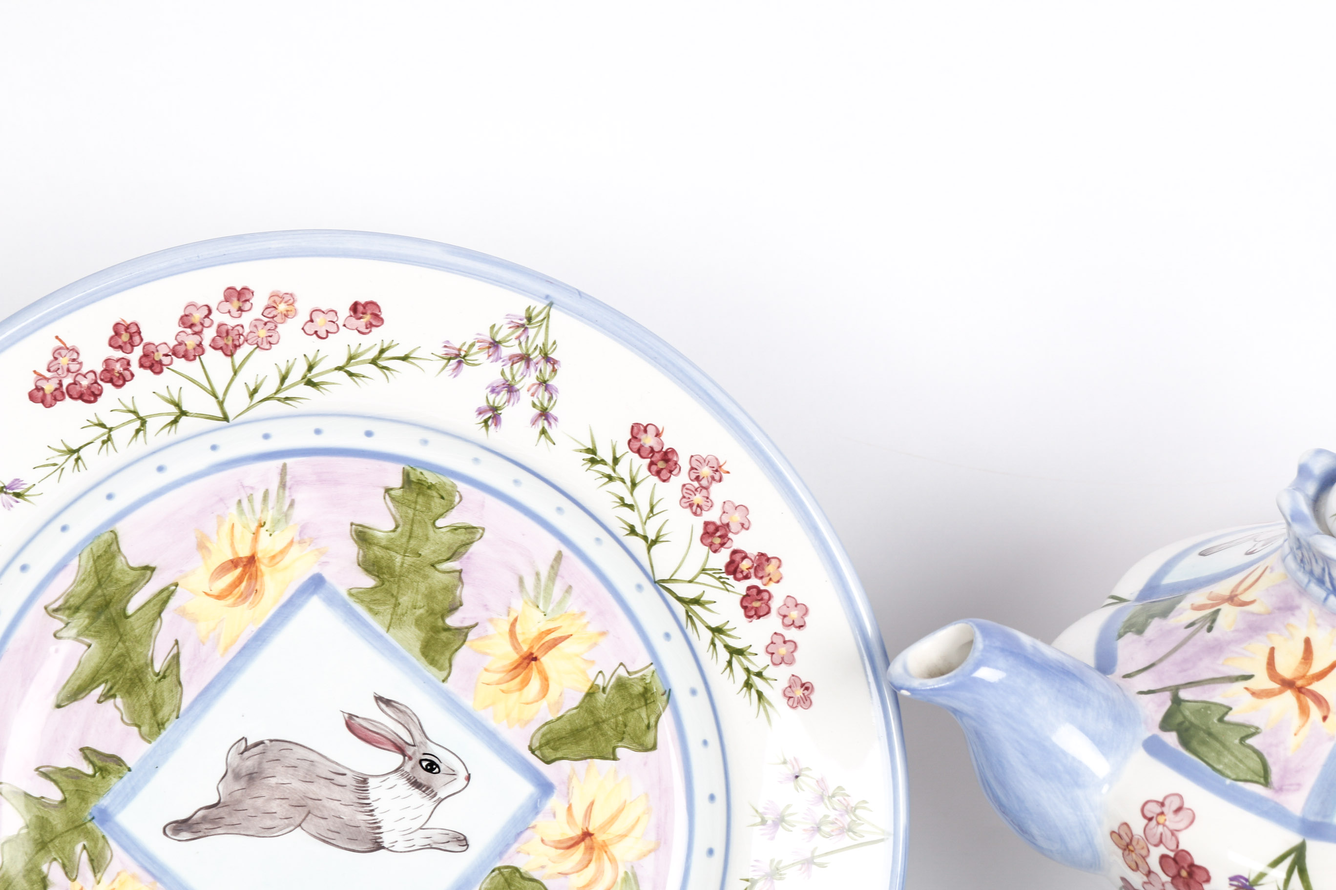 Danna Cullen "Meadow Bunny" Dinnerware