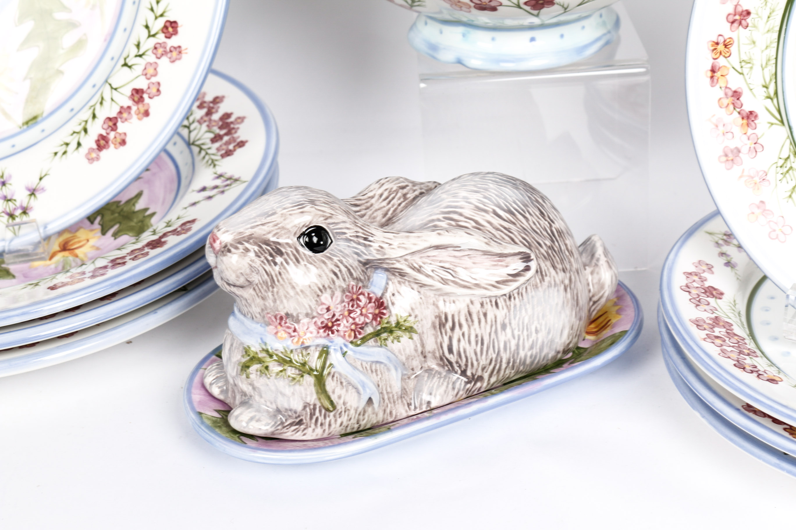 Danna Cullen "Meadow Bunny" Dinnerware