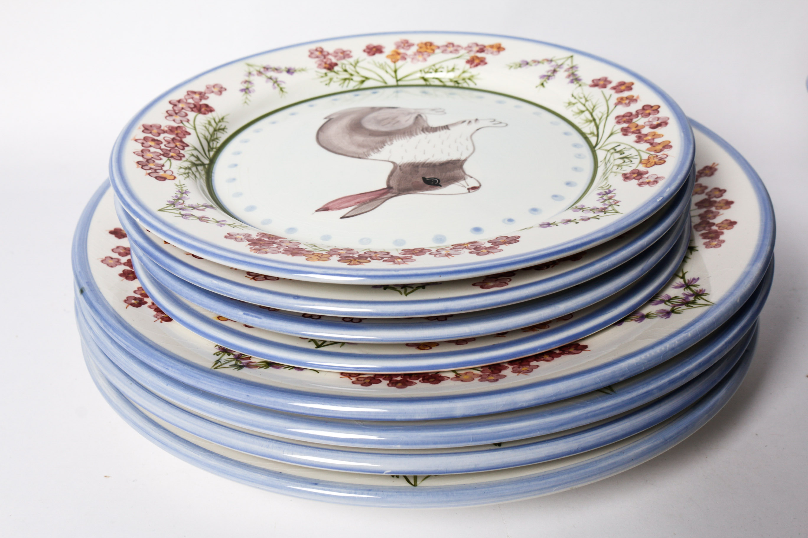 Danna Cullen "Meadow Bunny" Dinnerware