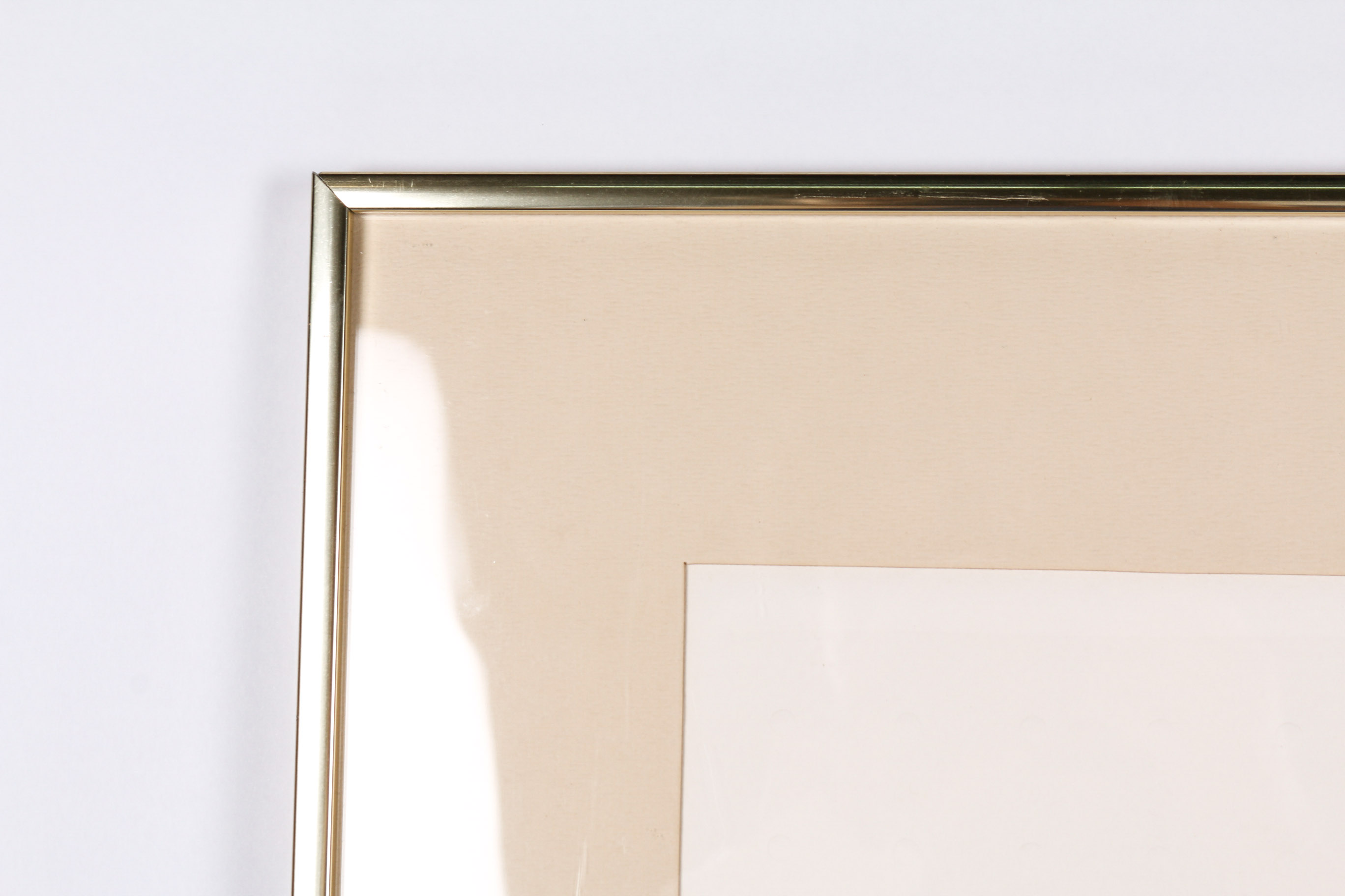 Pair of Framed Mixed Media Prints Signed Zenner