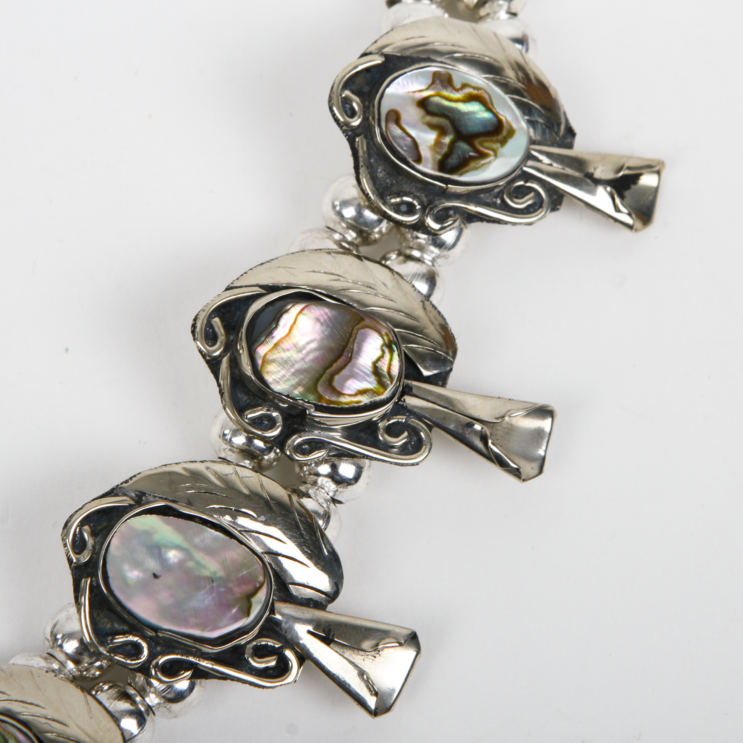 Native American Style Squash Blossom Costume Parure