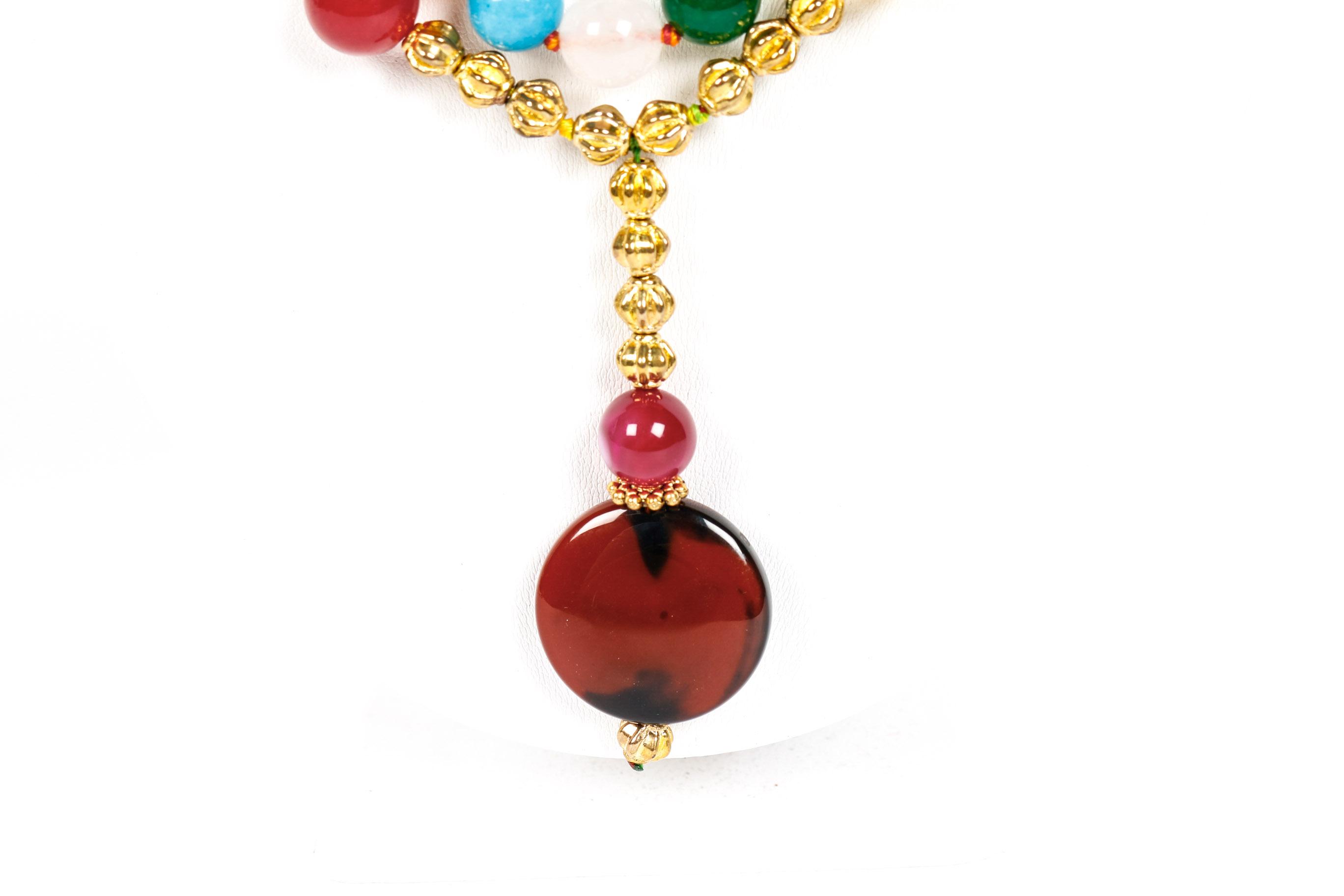 Pair of Multi Stone Necklaces