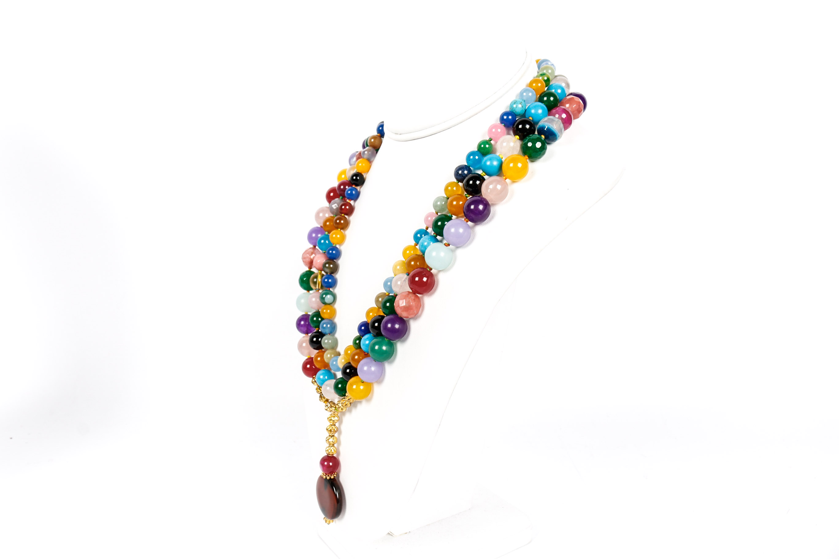 Pair of Multi Stone Necklaces