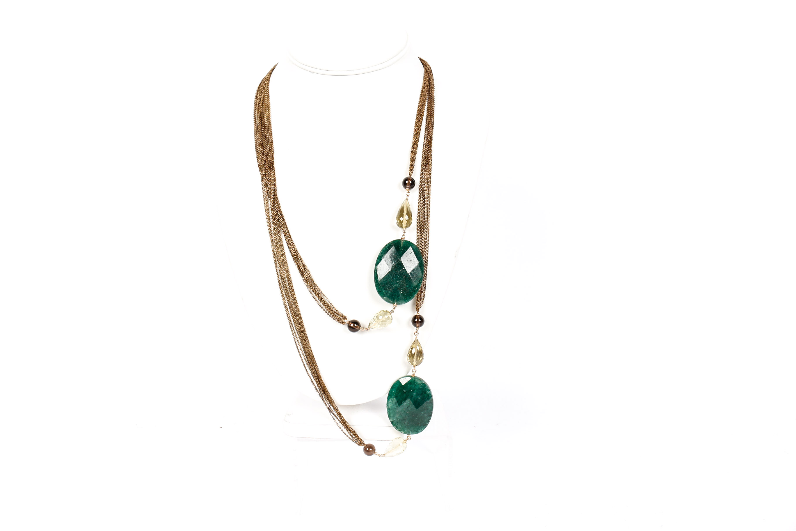 Pair of Multi Stone Necklaces