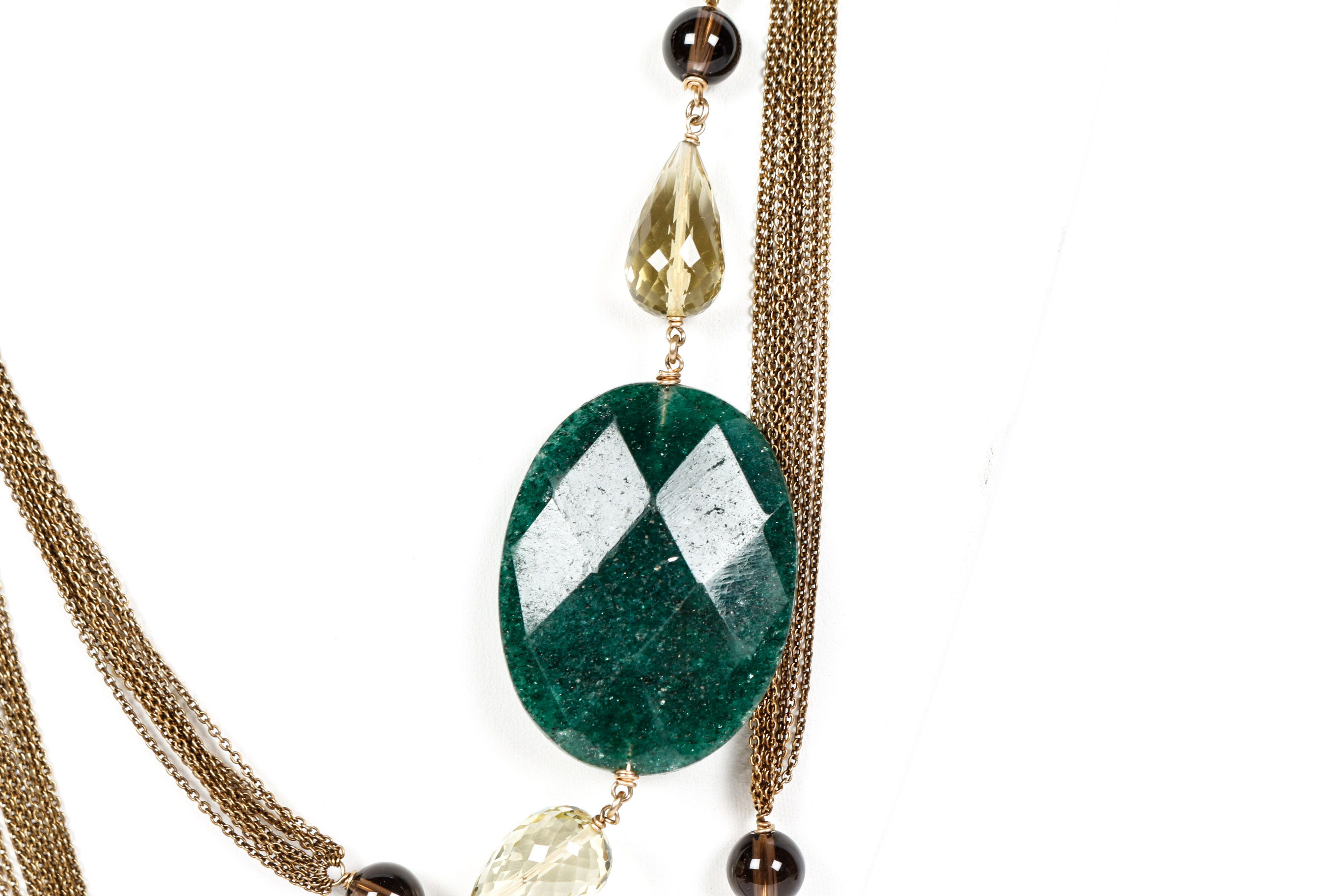 Pair of Multi Stone Necklaces