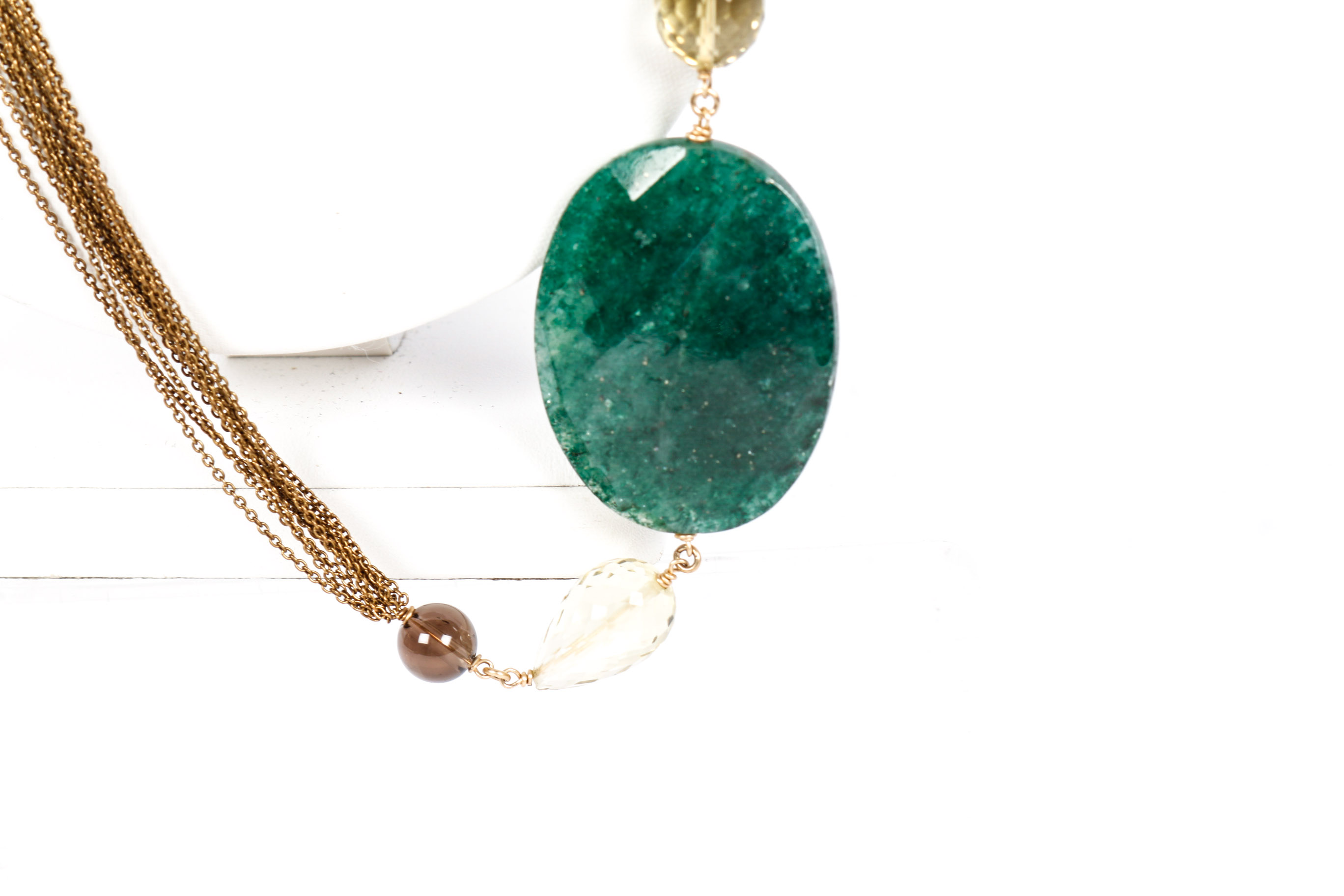 Pair of Multi Stone Necklaces