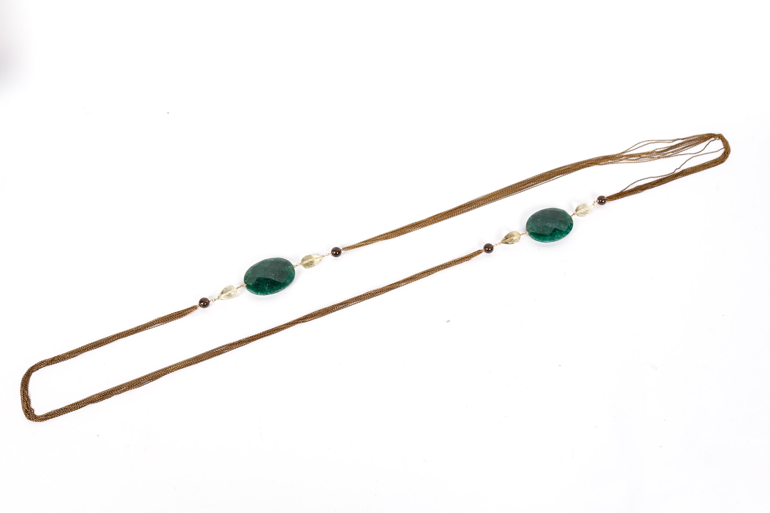 Pair of Multi Stone Necklaces