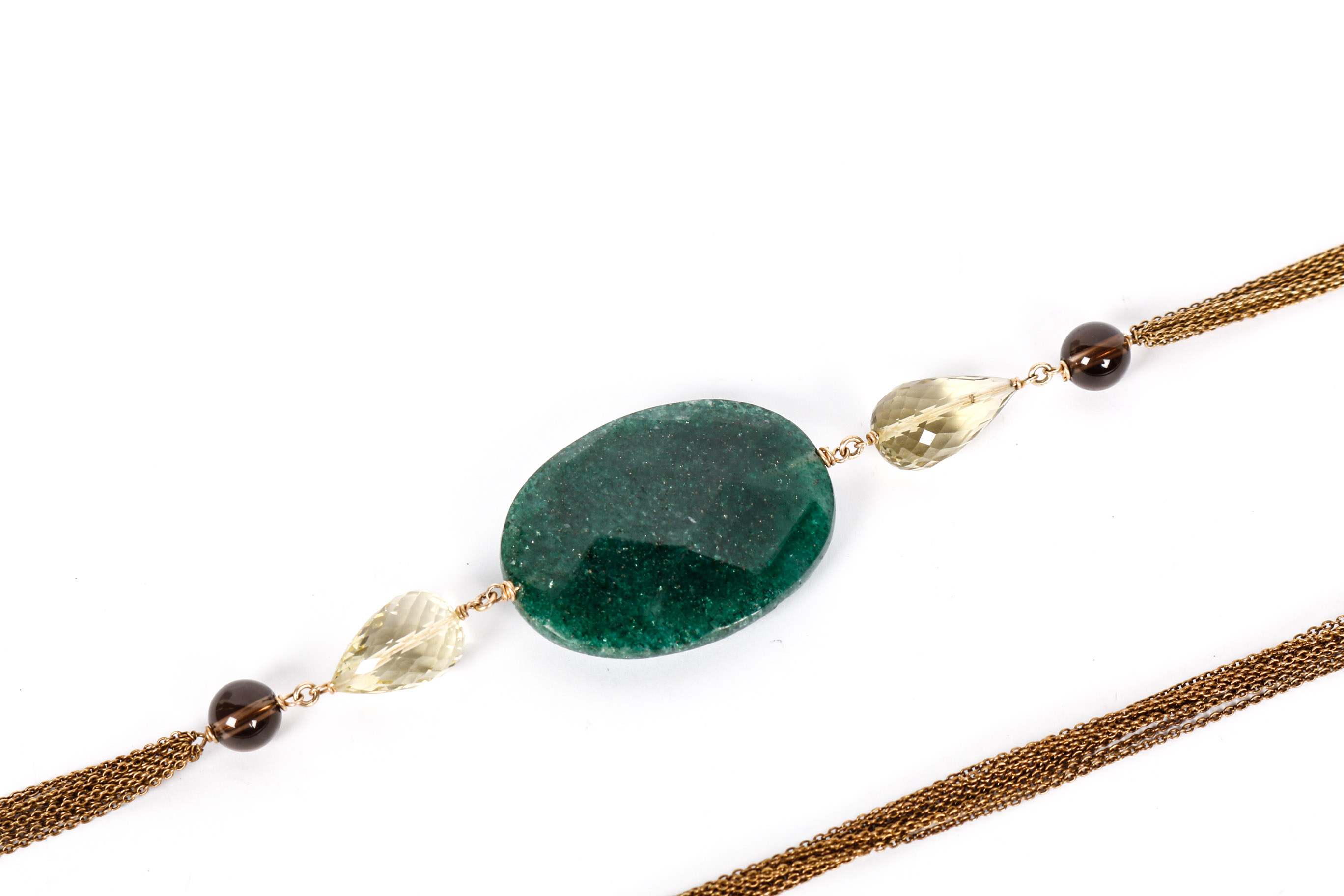 Pair of Multi Stone Necklaces