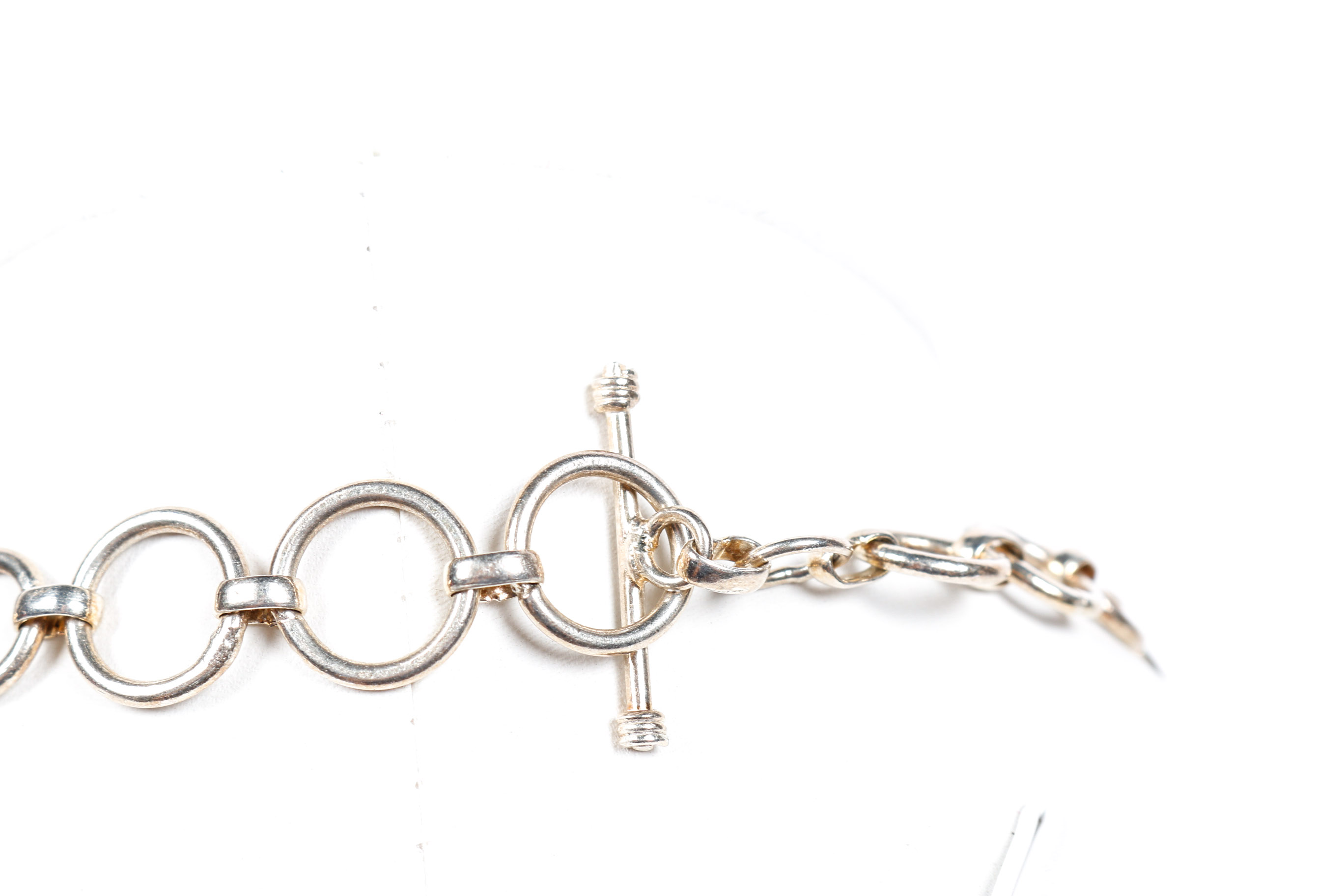 Sterling Silver Citrine and Quartz Statement Necklace