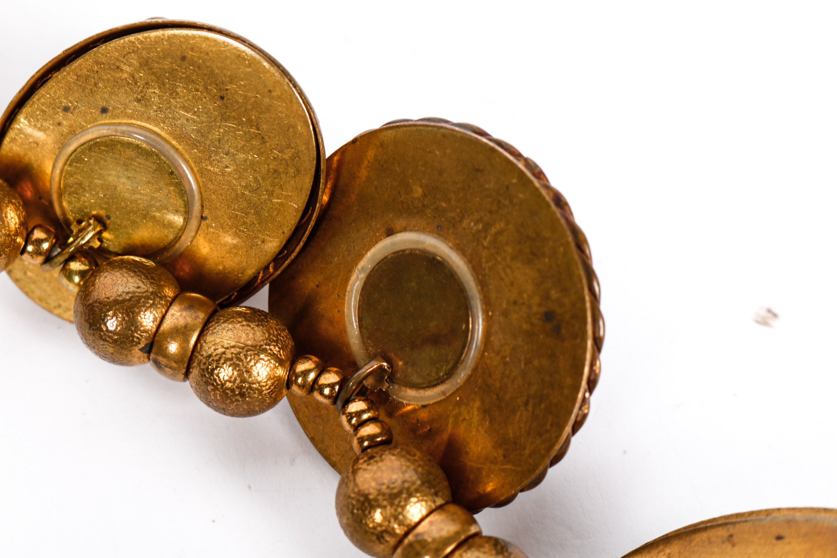 Copper Etruscan Revival Necklace