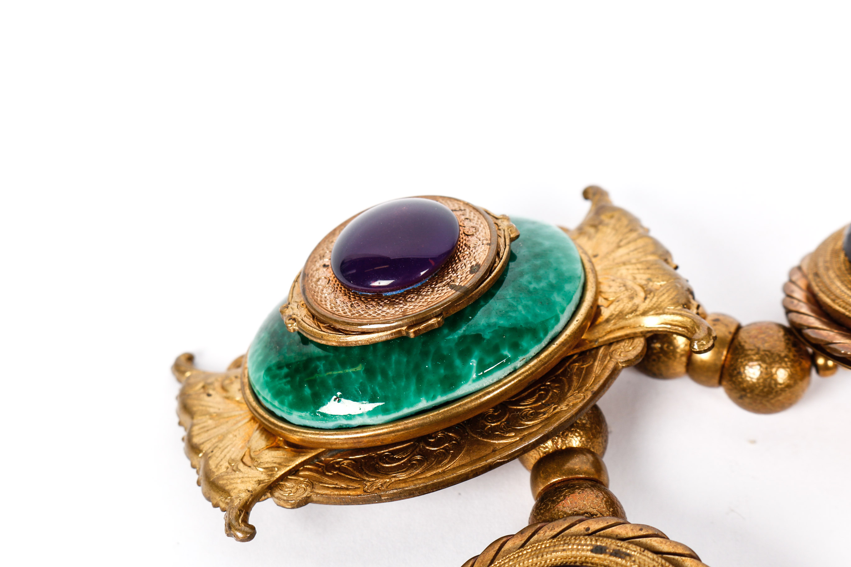 Copper Etruscan Revival Necklace