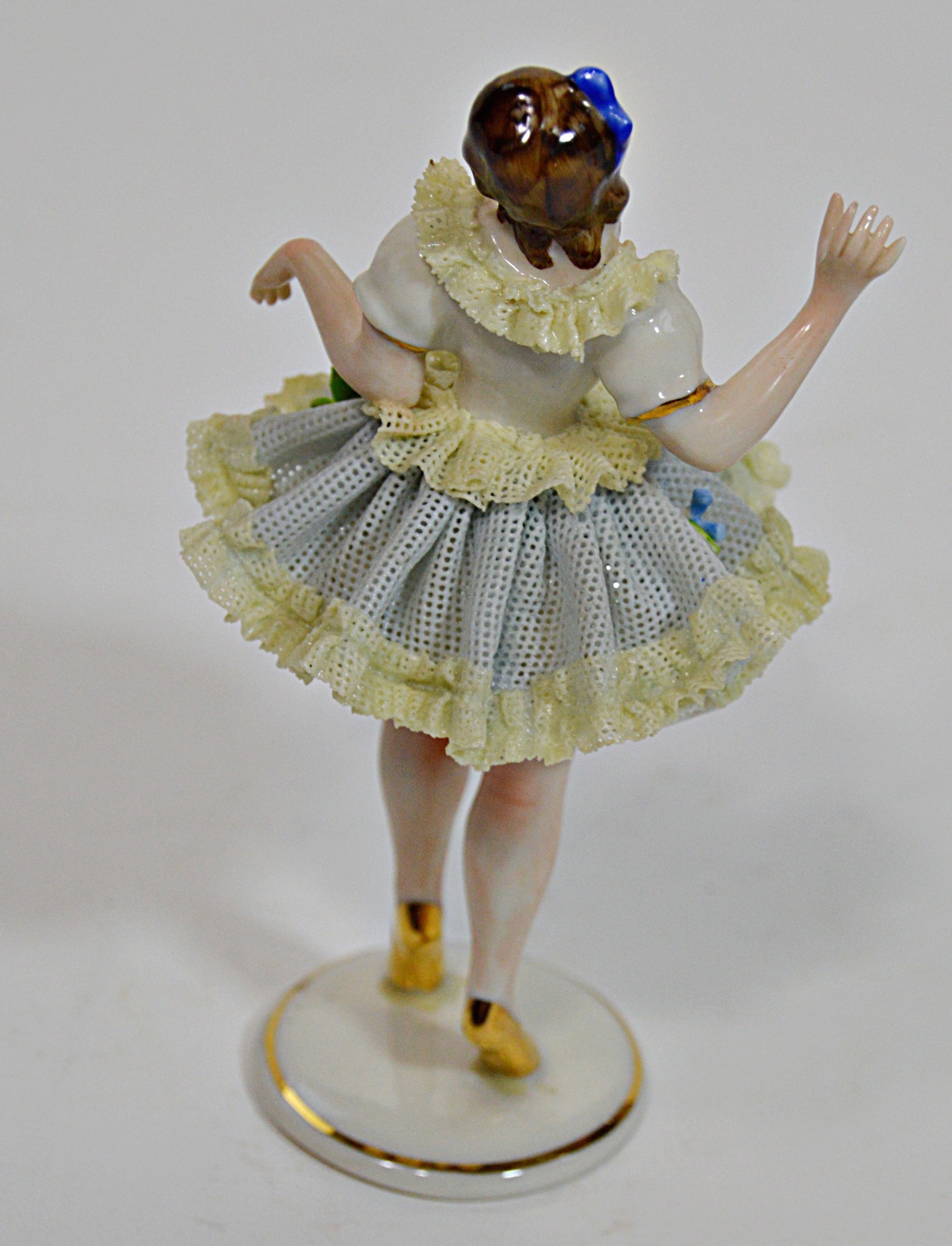 Antique Dresden Porcelain Ballerina
